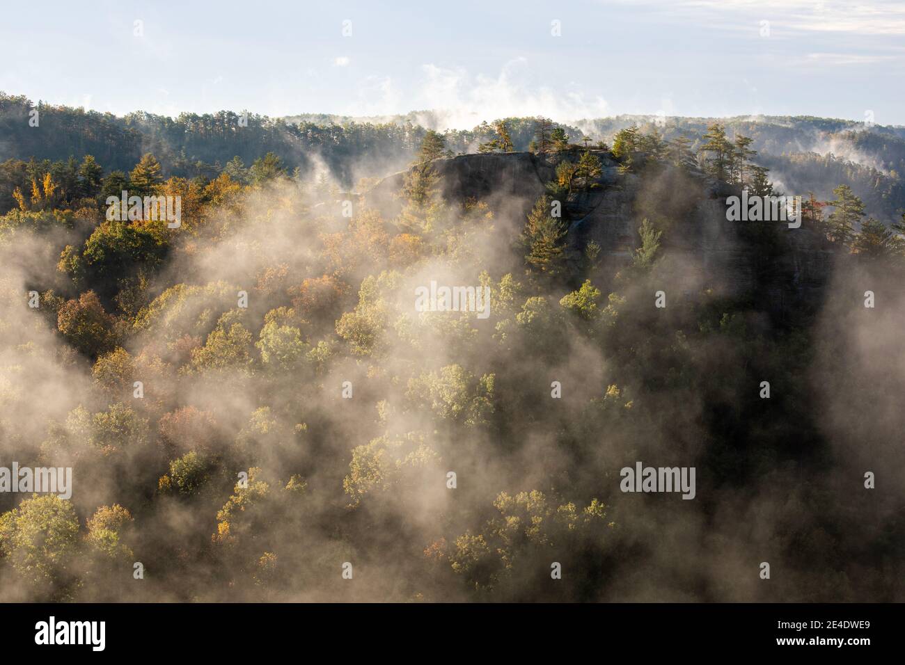 Rural mountains of Appalachia, U.S.A. Stock Photo