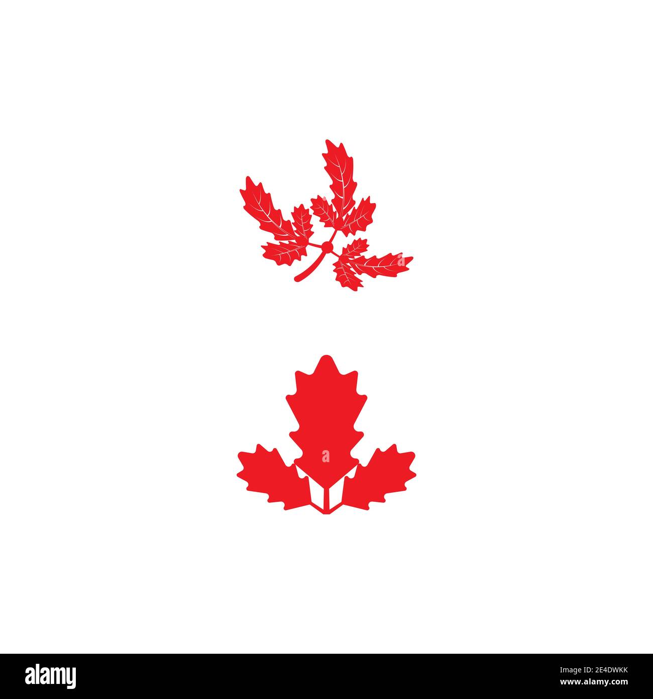 Autumn leaf vector logo Stock Vector Images - Alamy