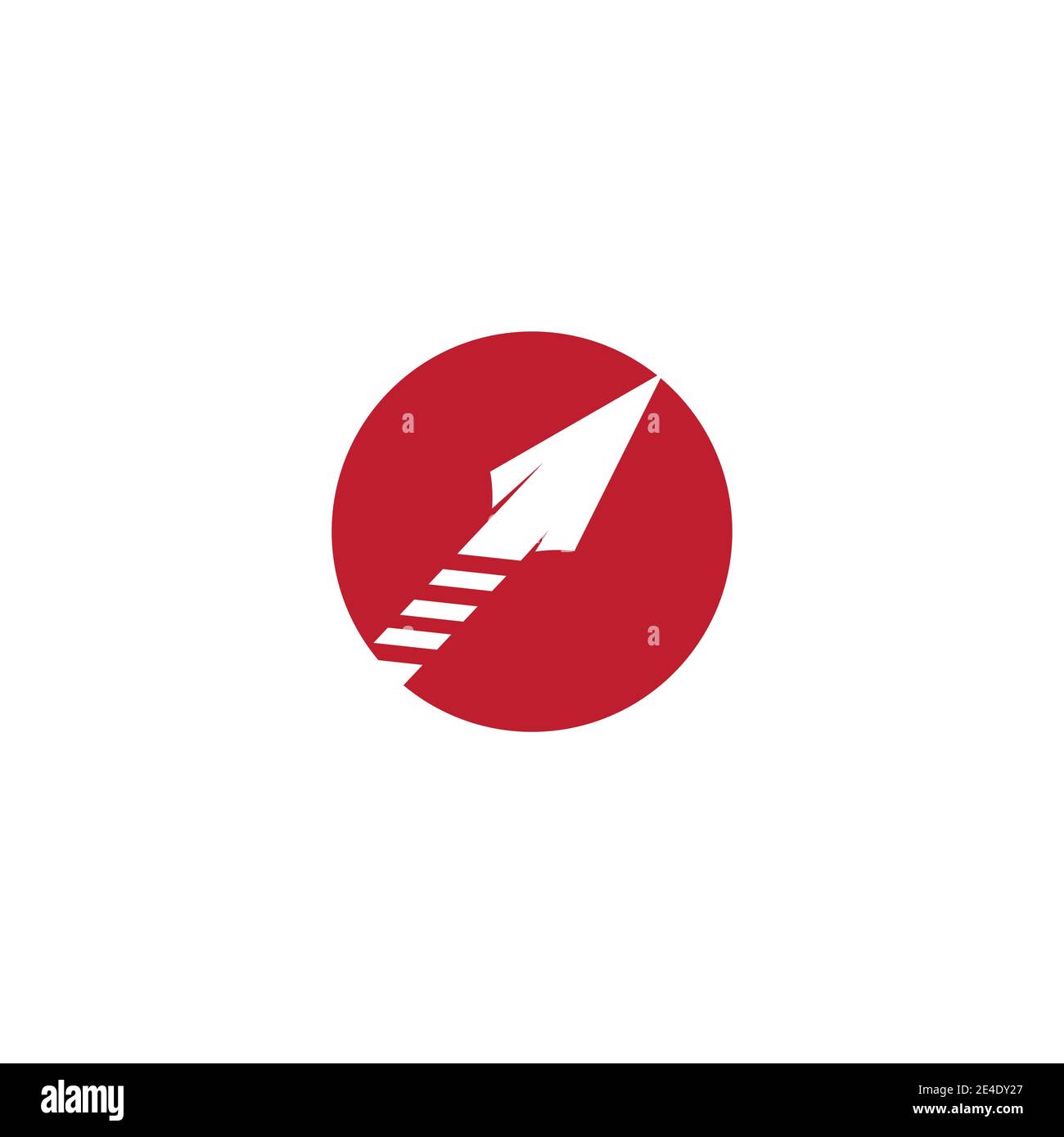 Spear Logo Template vector symbol nature Stock Vector