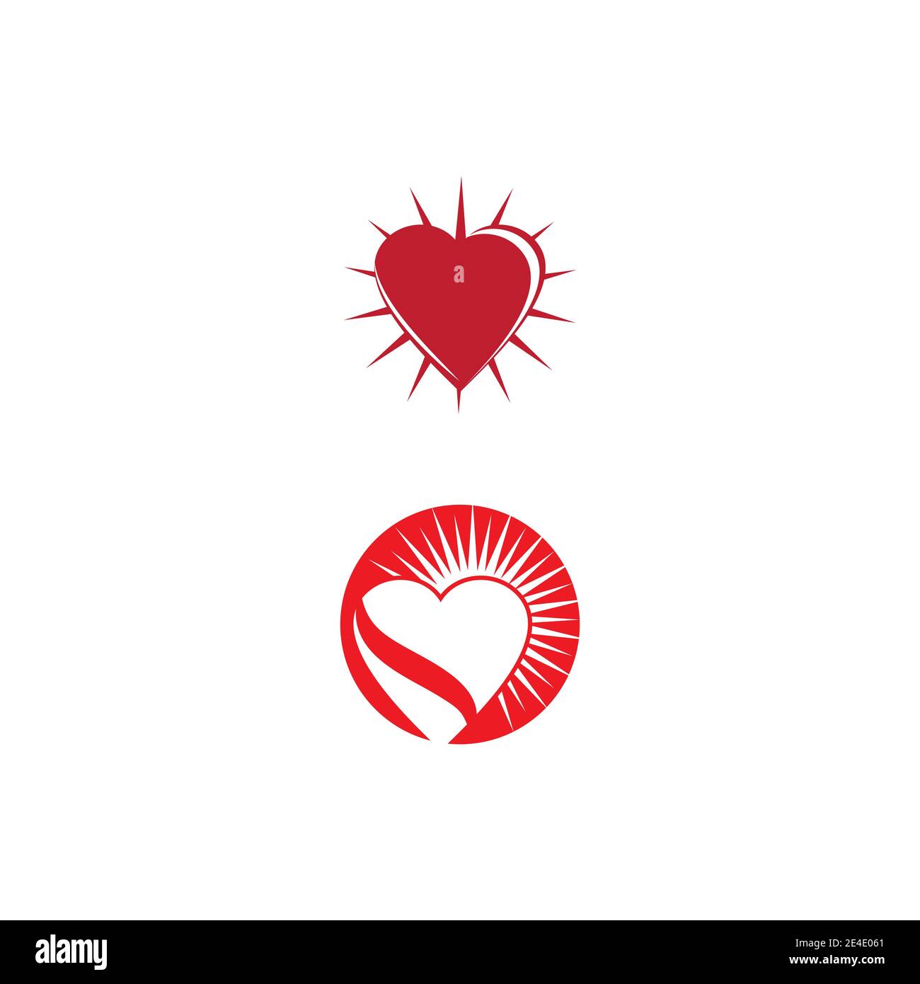 Beauty Love Vector icon illustration design Template Stock Vector