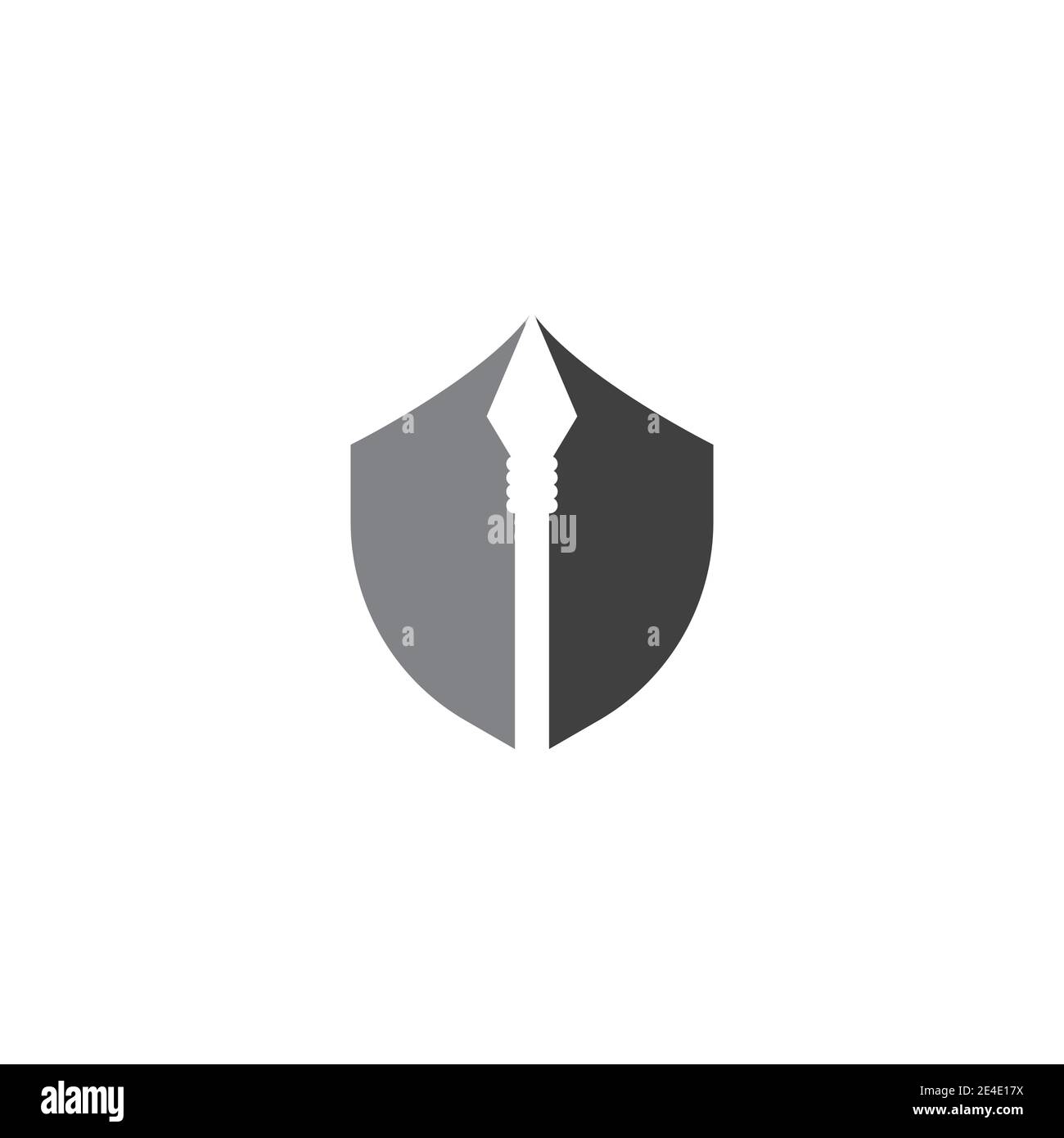 Spear Logo Template vector symbol nature Stock Vector