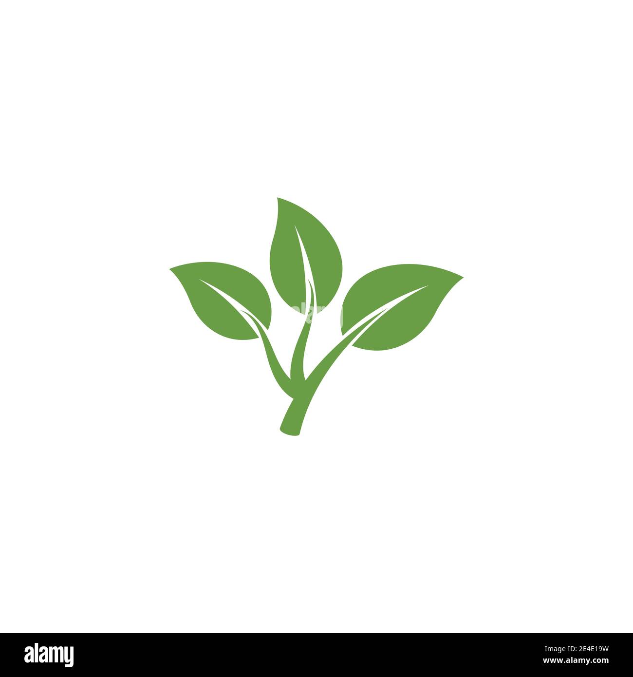 Leaf Logo Template vector symbol nature Stock Vector Image & Art - Alamy