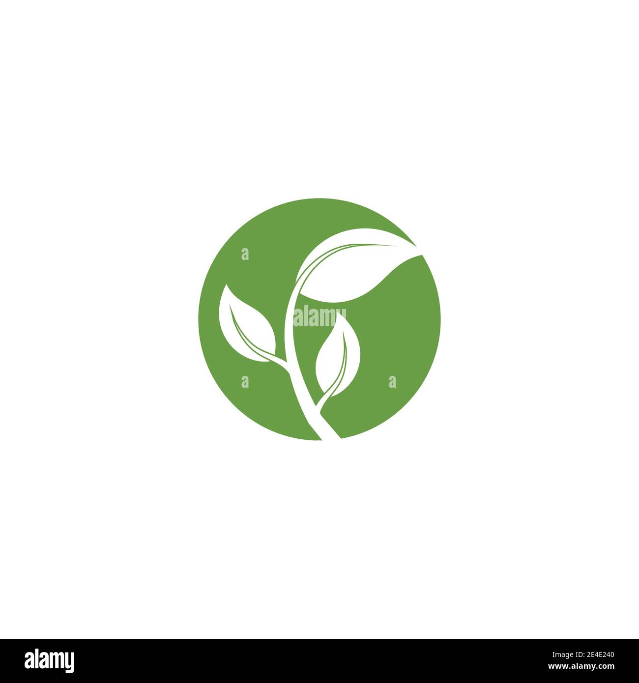Leaf Logo Template vector symbol nature Stock Vector Image & Art - Alamy