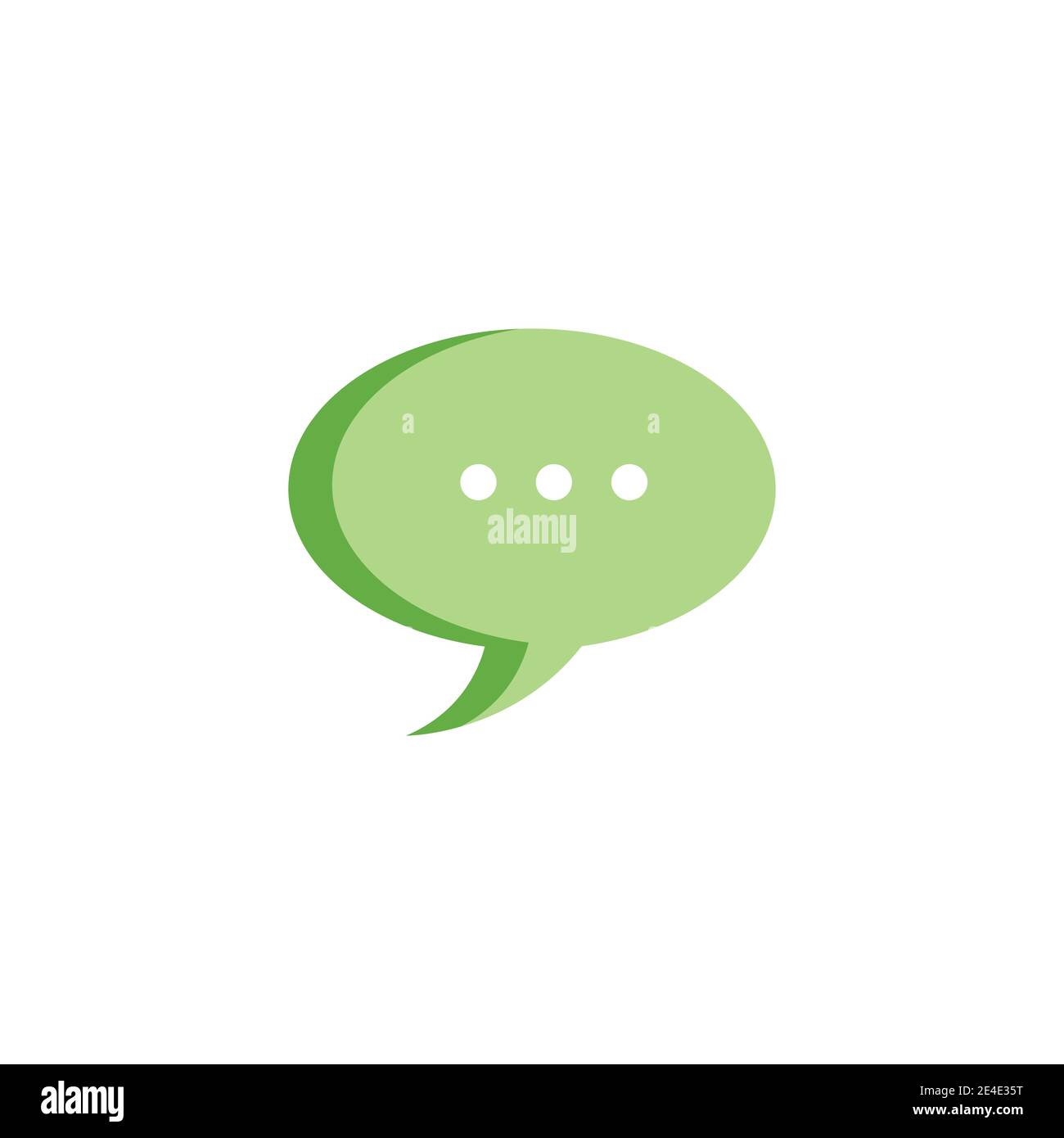 Chat Logo Template vector symbol nature Stock Vector