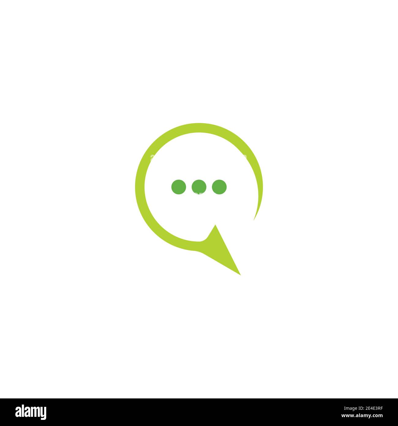 Chat Logo Template vector symbol nature Stock Vector