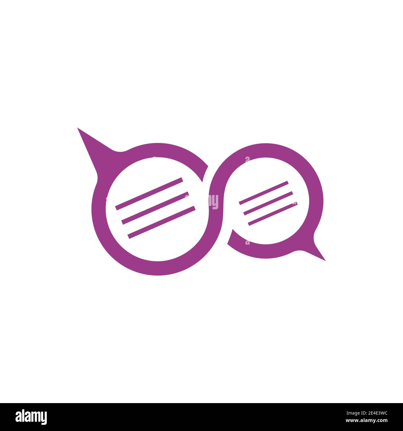 Chat Logo Template vector symbol nature Stock Vector