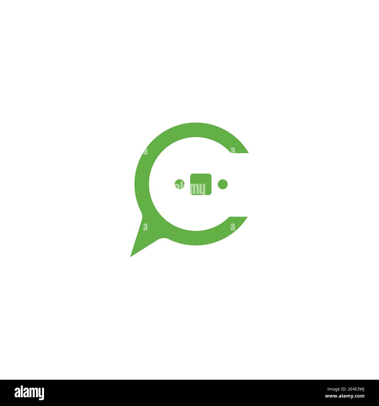 Chat Logo Template vector symbol nature Stock Vector