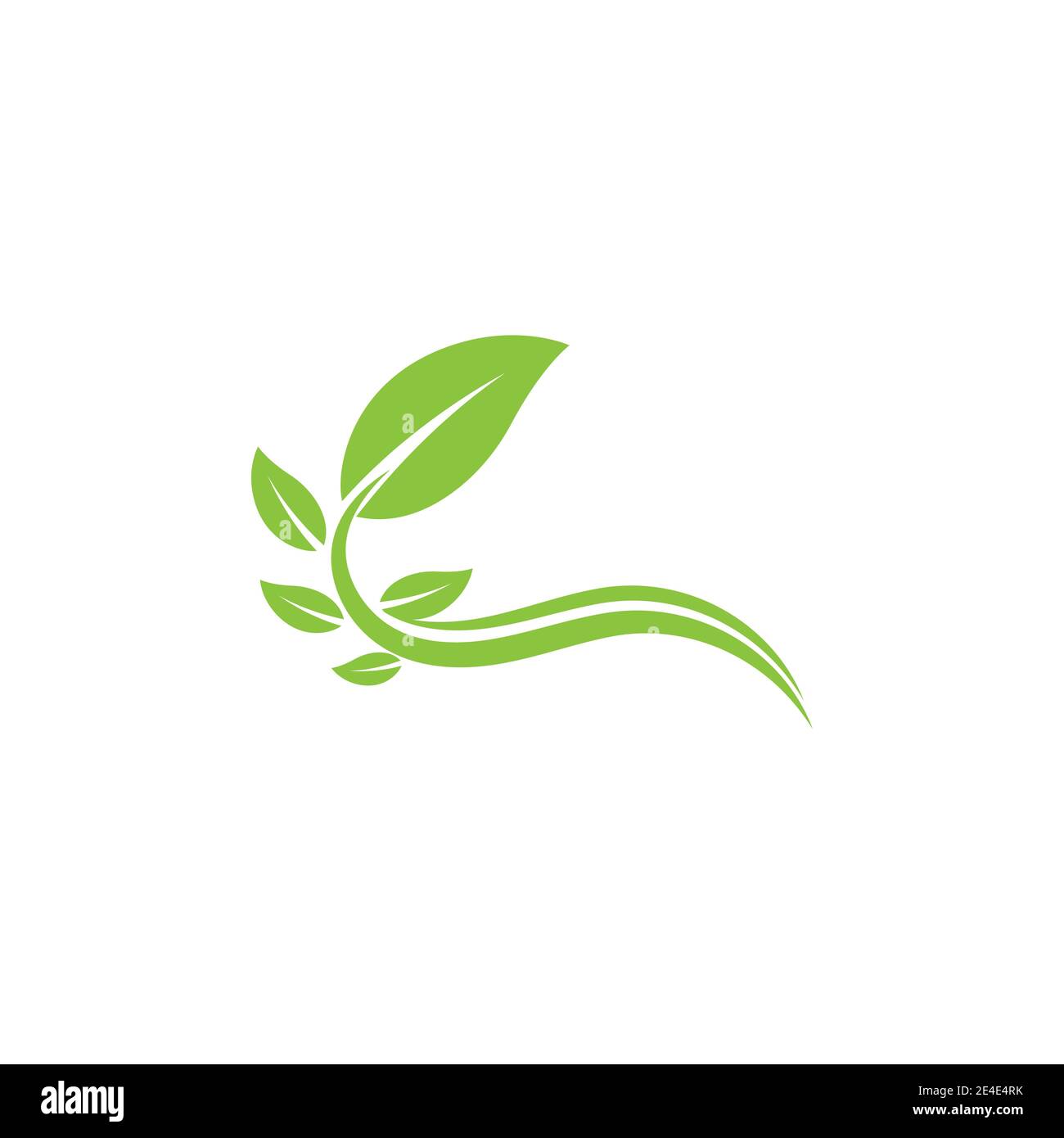Leaf Logo Template vector symbol nature Stock Vector Image & Art - Alamy