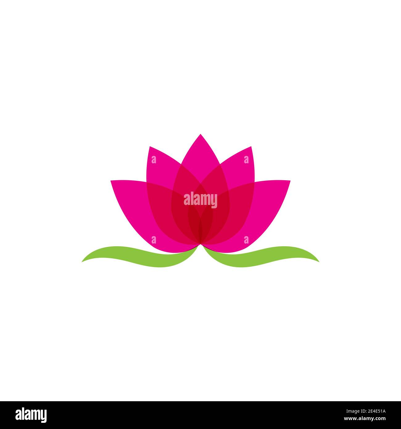 Beauty Vector lotus flowers design logo Template icon Stock Vector ...