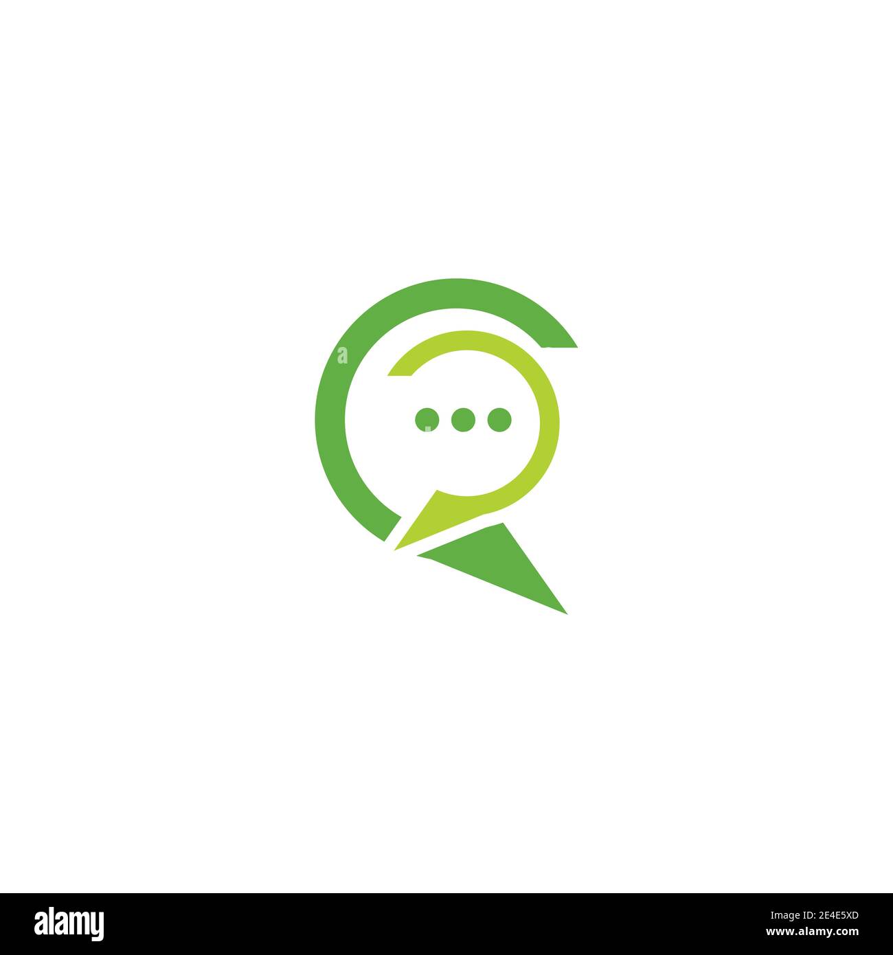 Chat Logo Template vector symbol nature Stock Vector