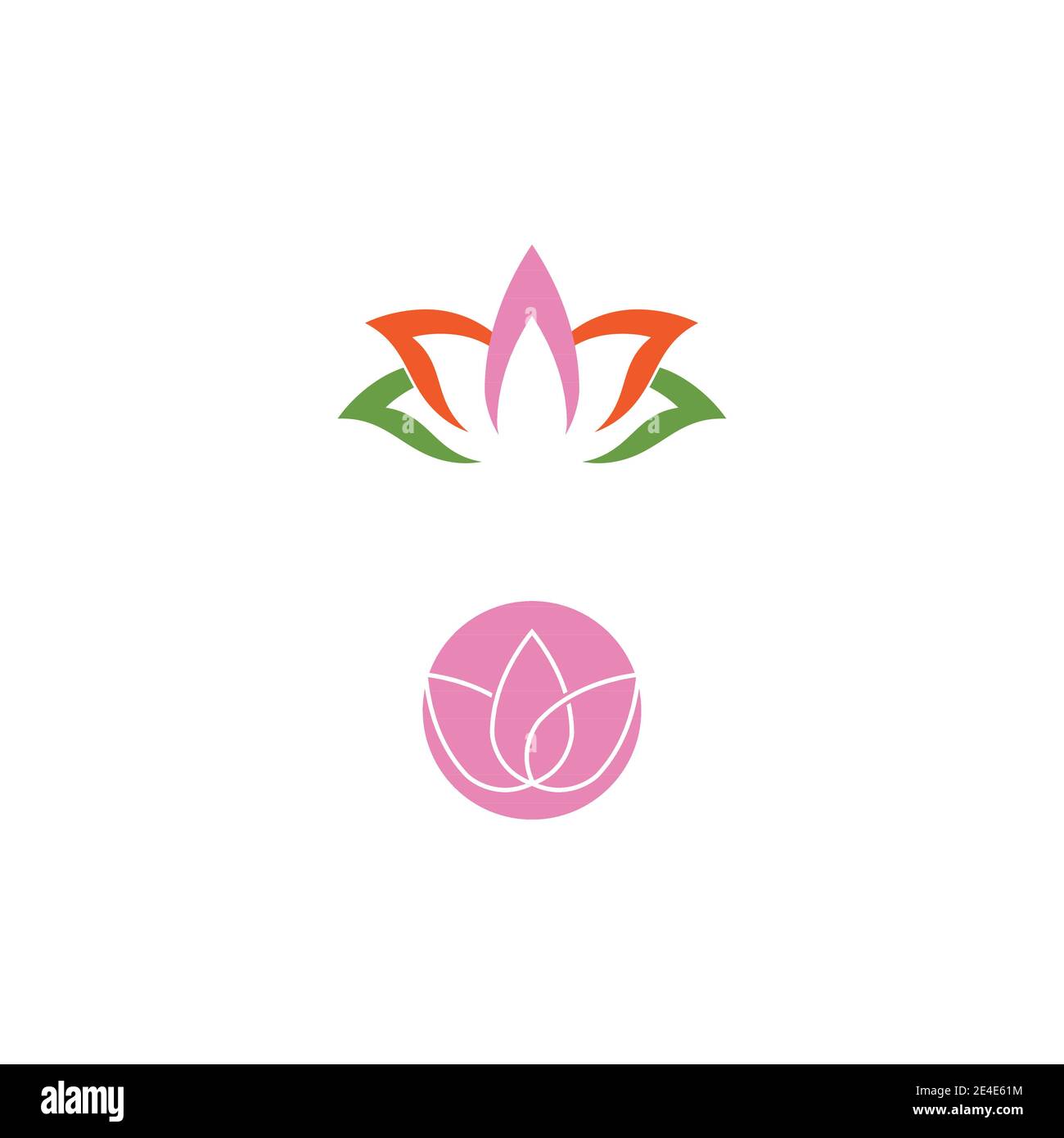 Beauty Vector lotus flowers design logo Template icon Stock Vector ...