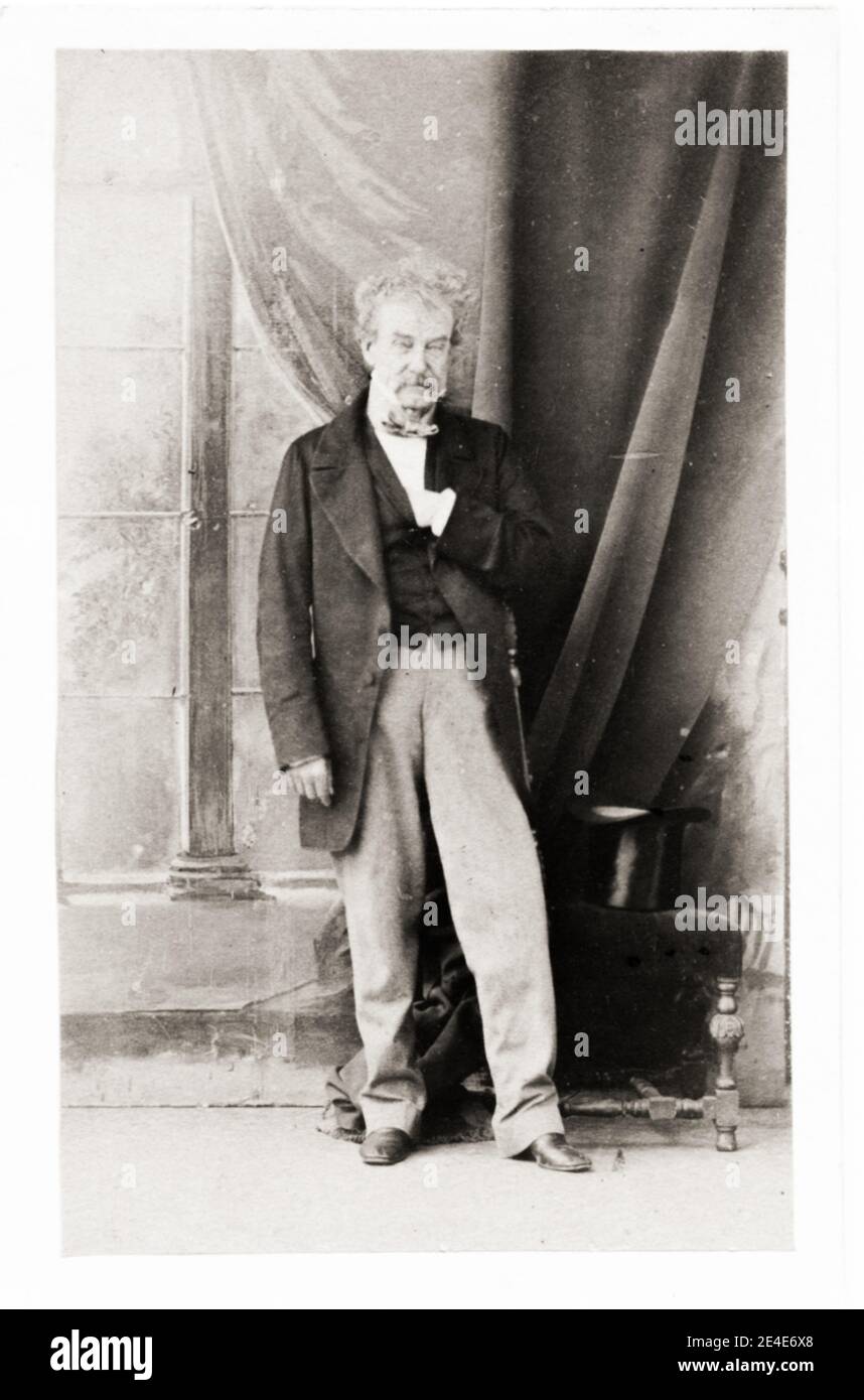 Vintage 19th century photograph: Field Marshal Colin Campbell, 1st Baron Clyde, GCB, KCSI (20 October 1792 – 14 August 1863), was a British Army officer. Stock Photo