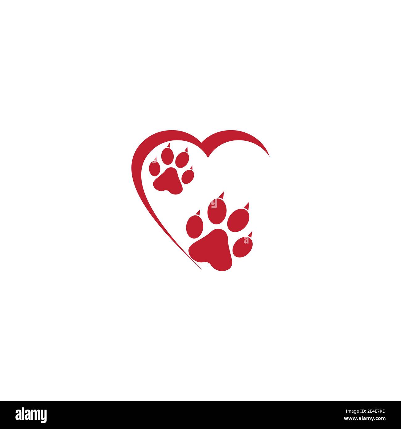 Dog paw vector footprint icon logo symbol graphic  illustration Stock Vector