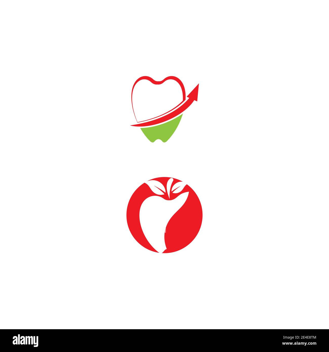 Apple vector illustration design icon logo template Stock Vector