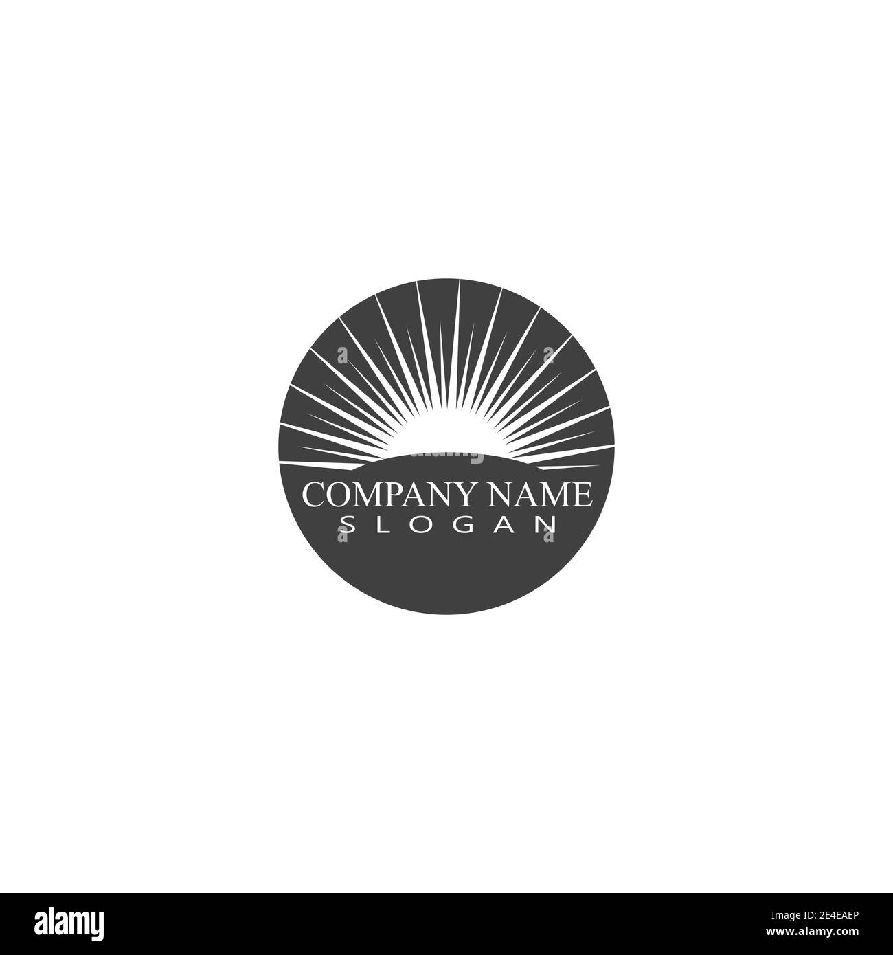 Sun Vector illustration Icon Logo Template design Stock Vector