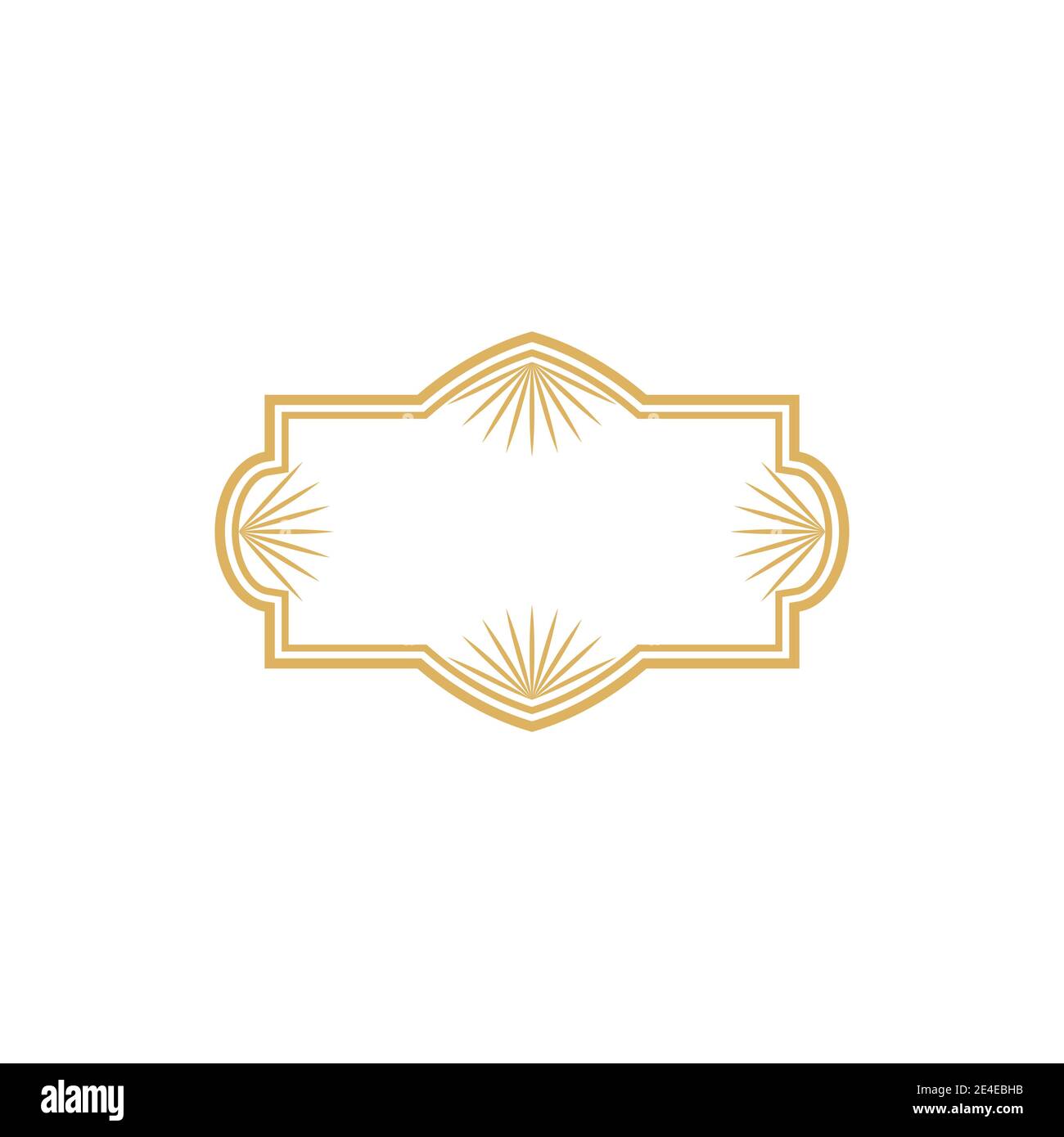 Vintage Ornament Greeting Card Vector Template Stock Vector