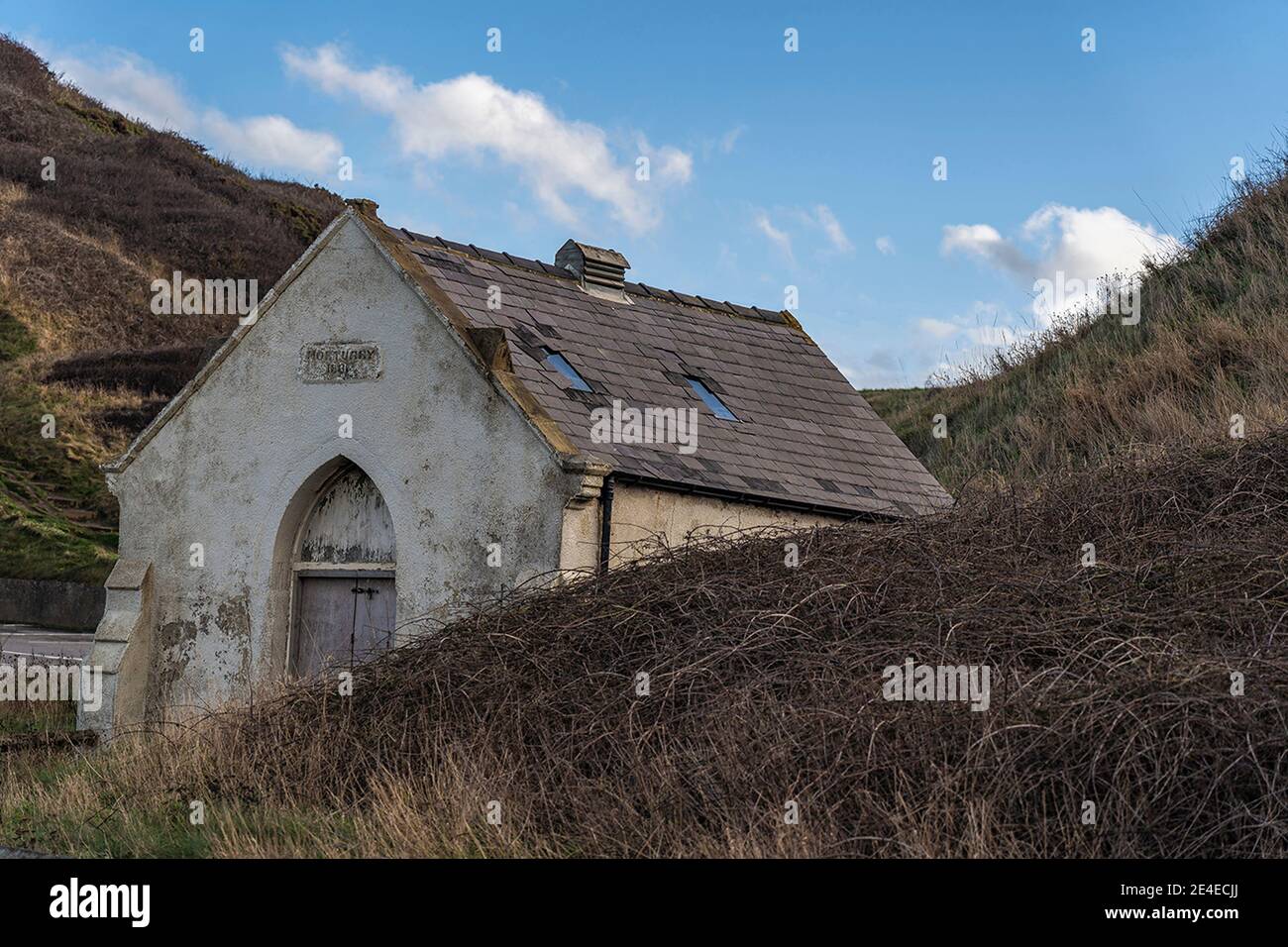 old mortuary at saltburn, north yorkshire, uk Stock Photo Alamy