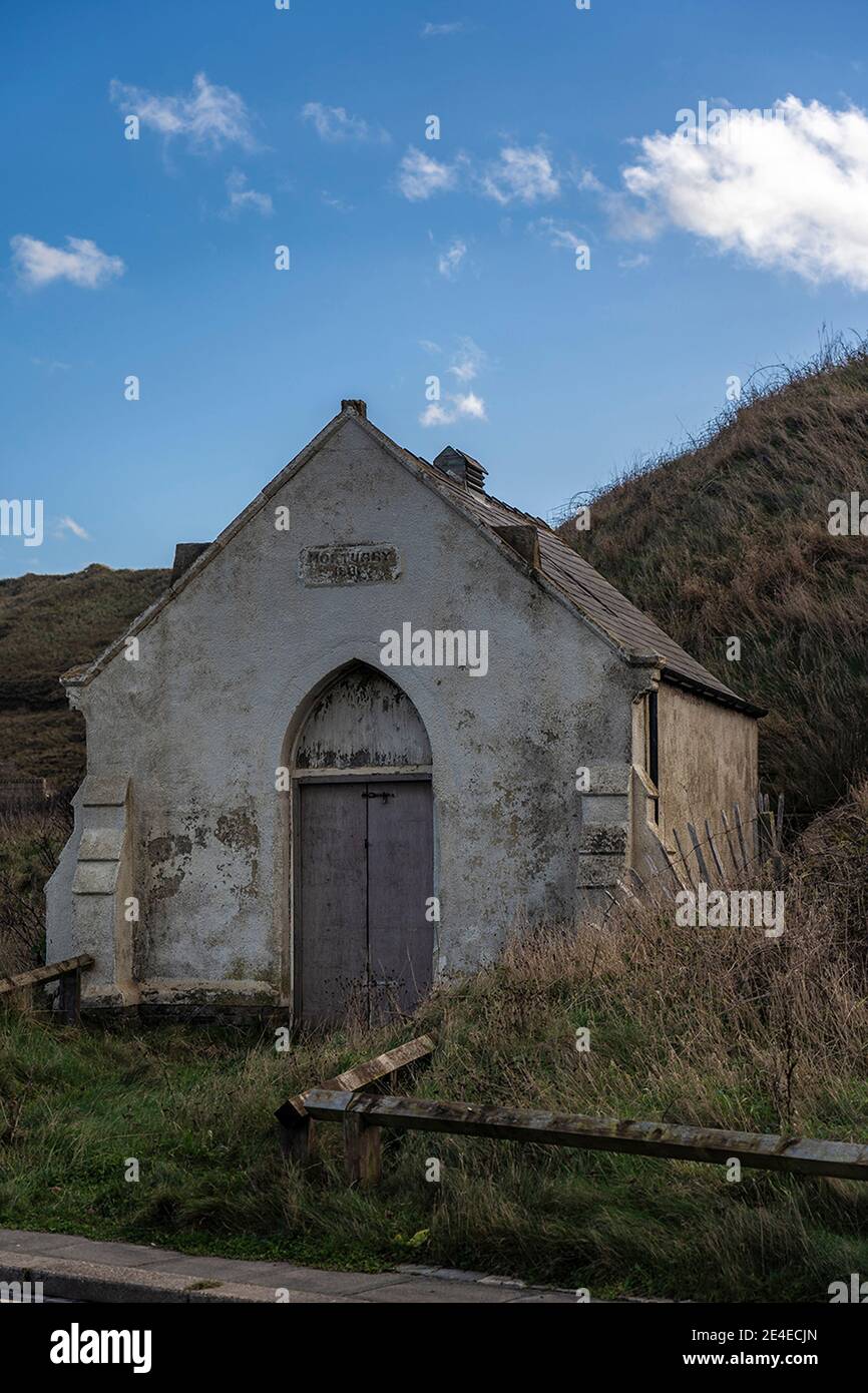 old mortuary at saltburn, north yorkshire, uk Stock Photo Alamy