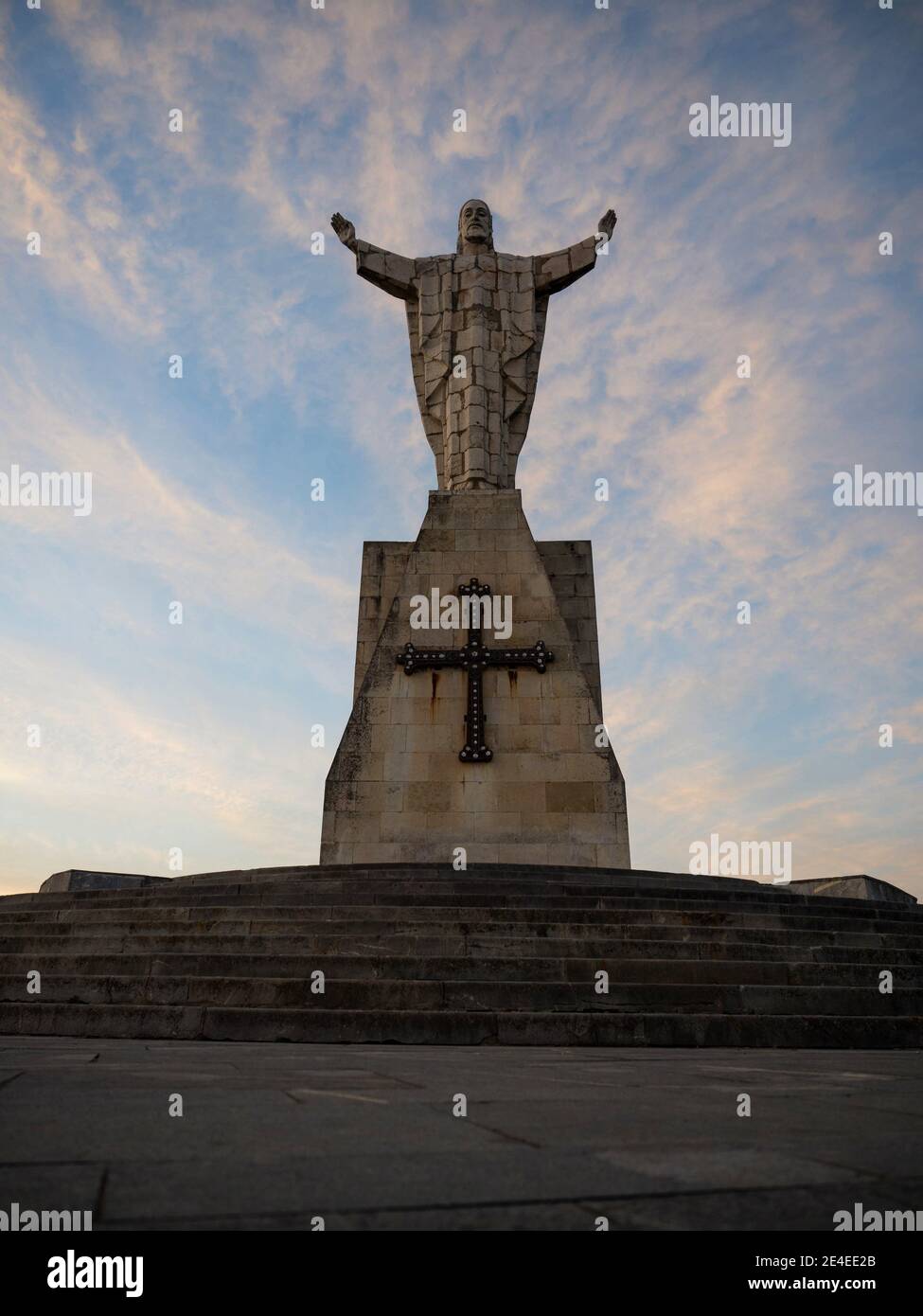 The statue of Christ the redeemer with open arms Stock Photo - Alamy