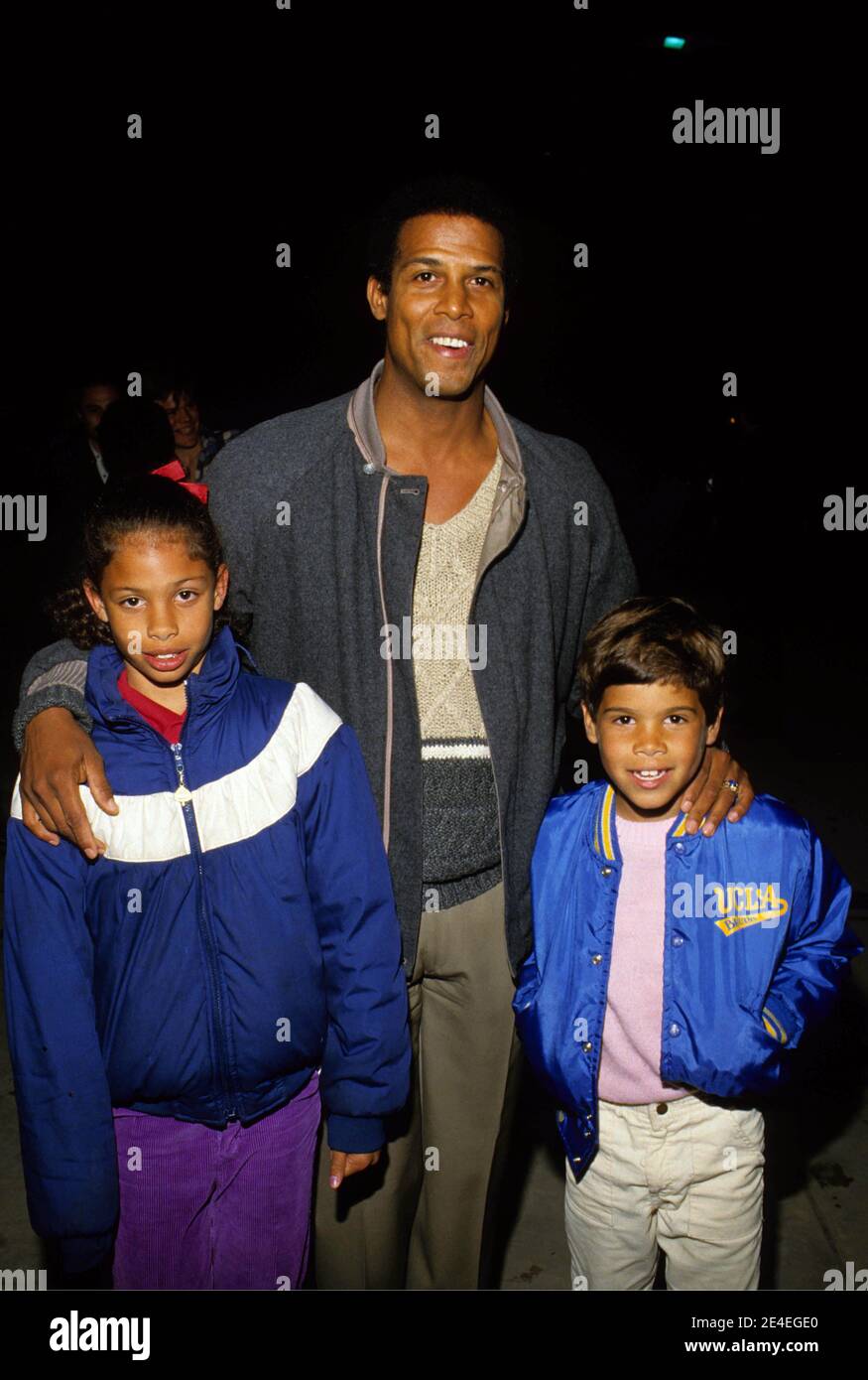 Michael Warren With Children Koa Warren And Cash Warren Credit: Ralph Dominguez/MediaPunch Stock Photo