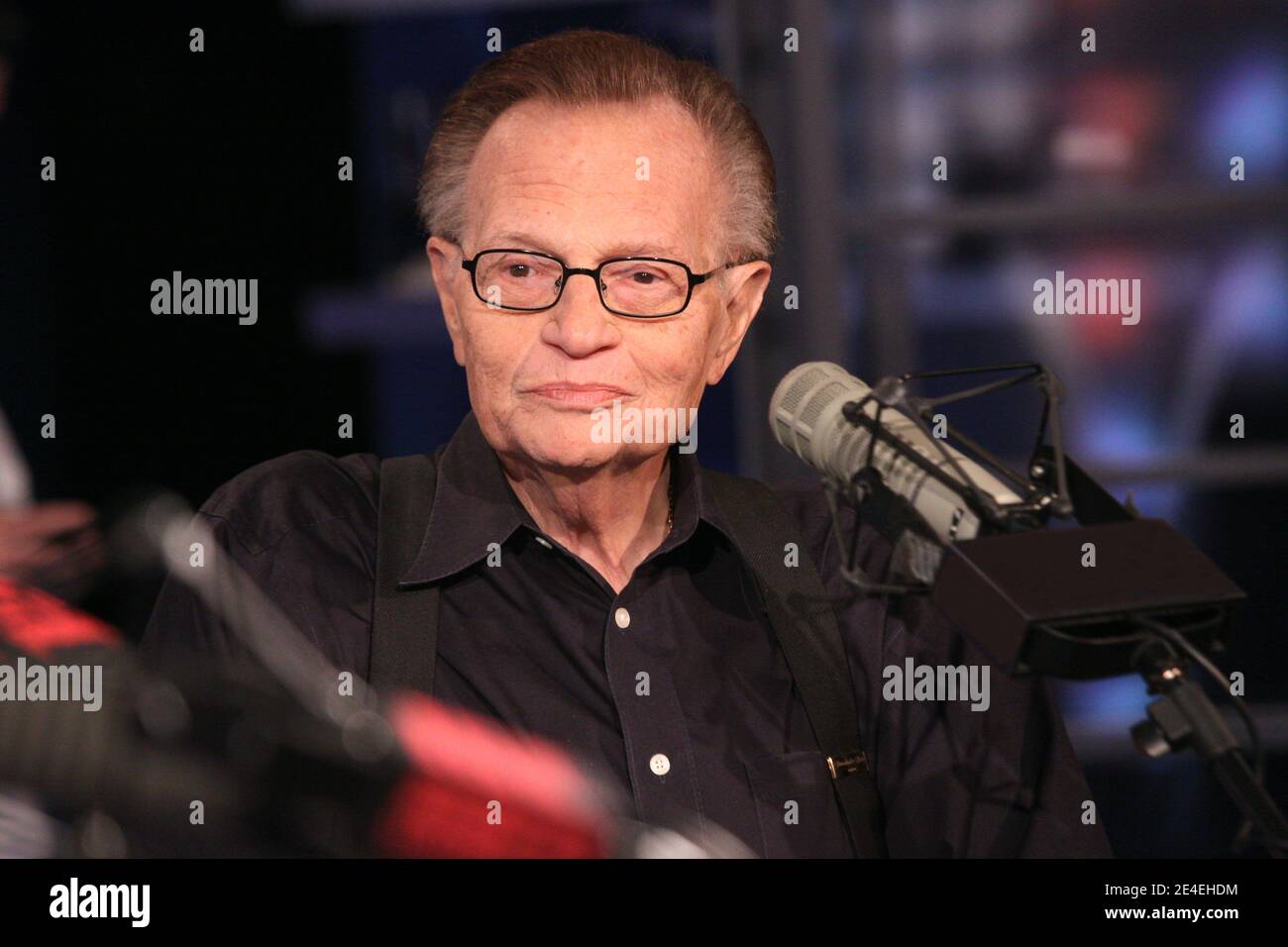 Larry King Stock Photo