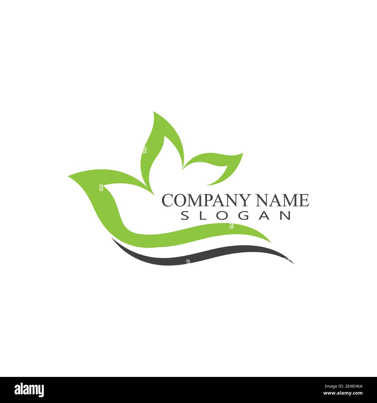 Leaf Logo Template vector symbol nature Stock Vector Image & Art - Alamy