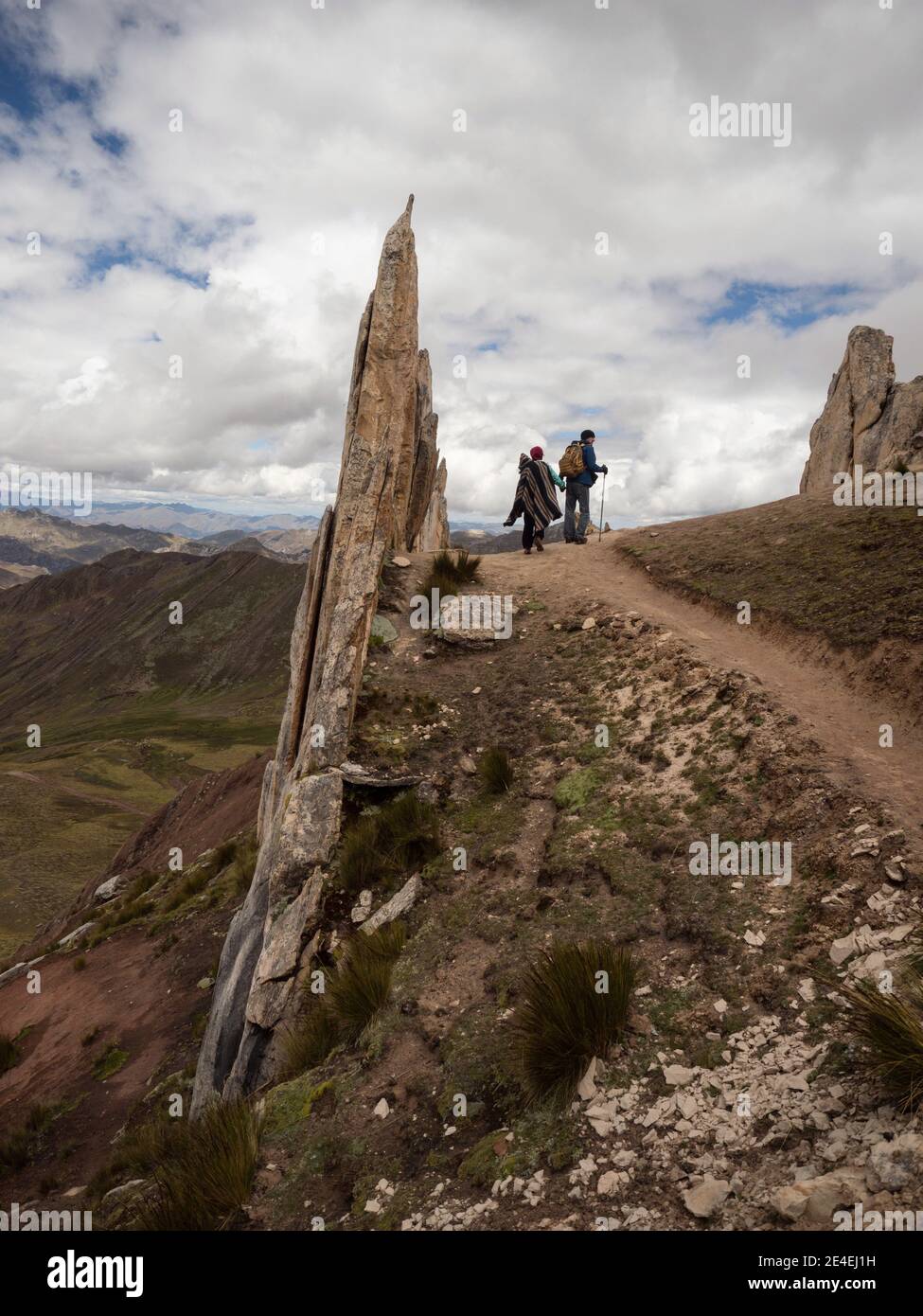 Panorama view of Bosque de Piedras stone forest rock formation ...
