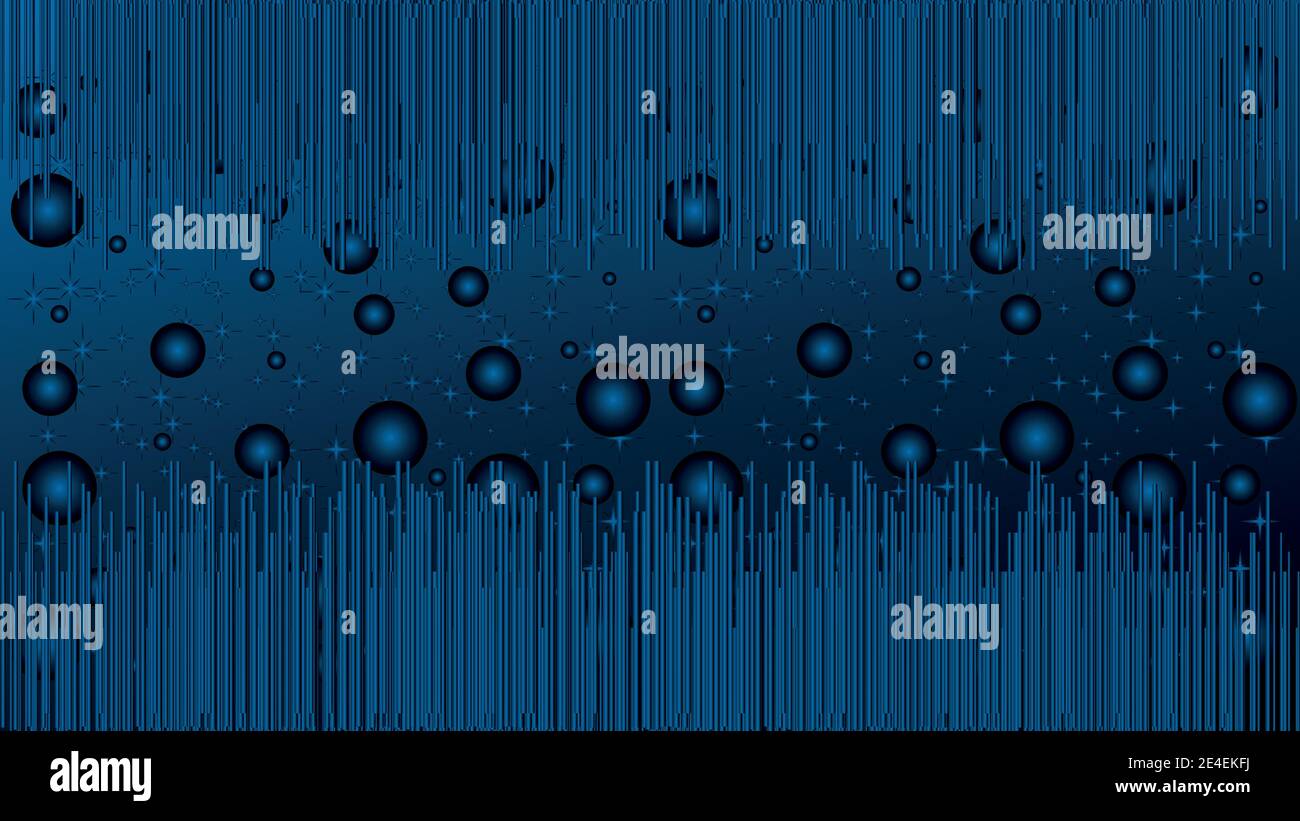 Lines, Spheres, Universe, Dynamic, Technology, Background Stock Vector