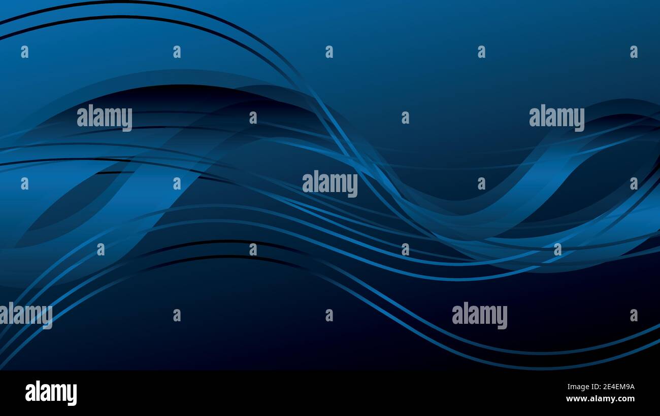 Waves, Dynamic, Technology, Background Stock Vector Image & Art - Alamy