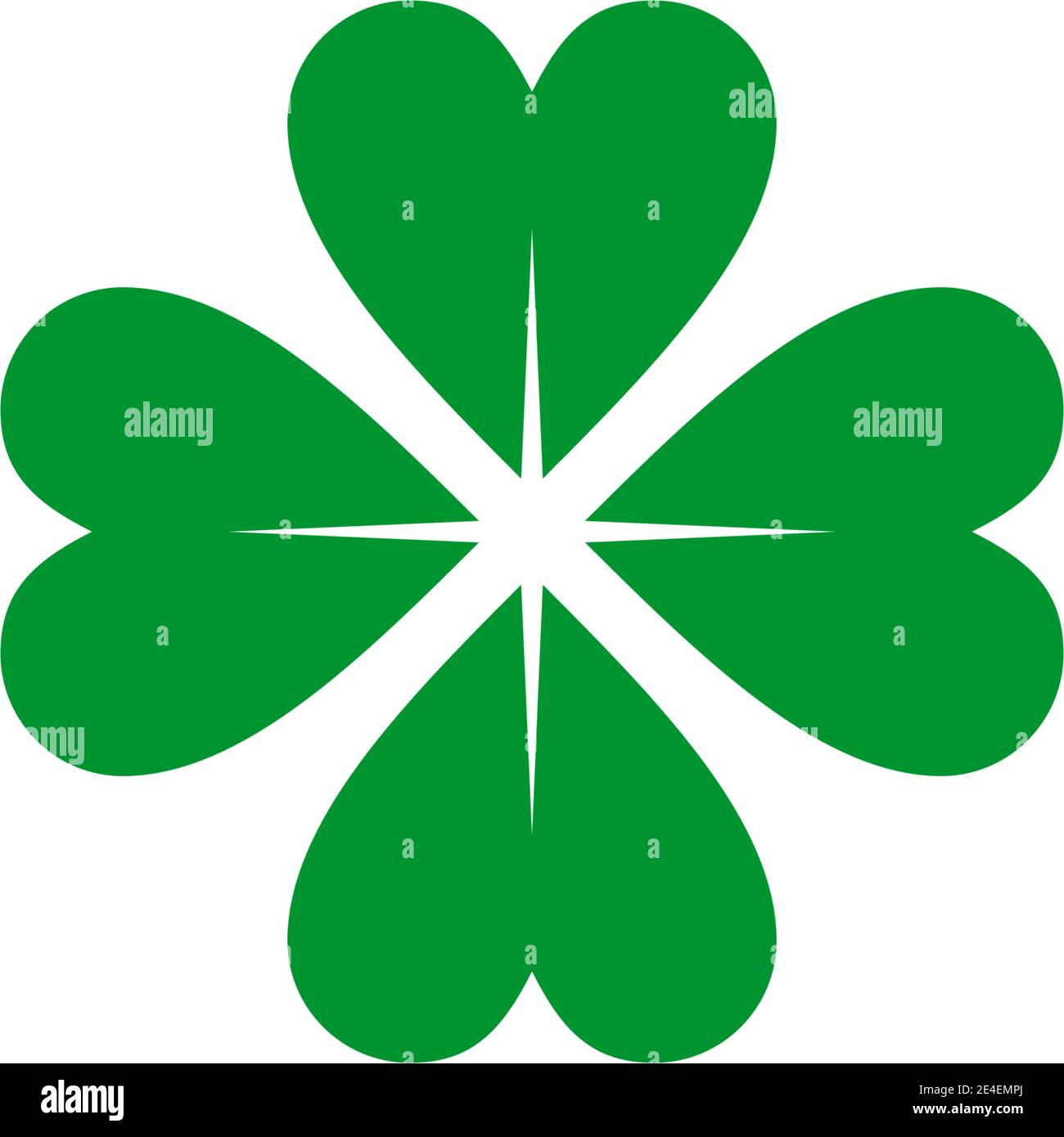 Clover leaf icon logo design inspiration vector template Stock Vector ...