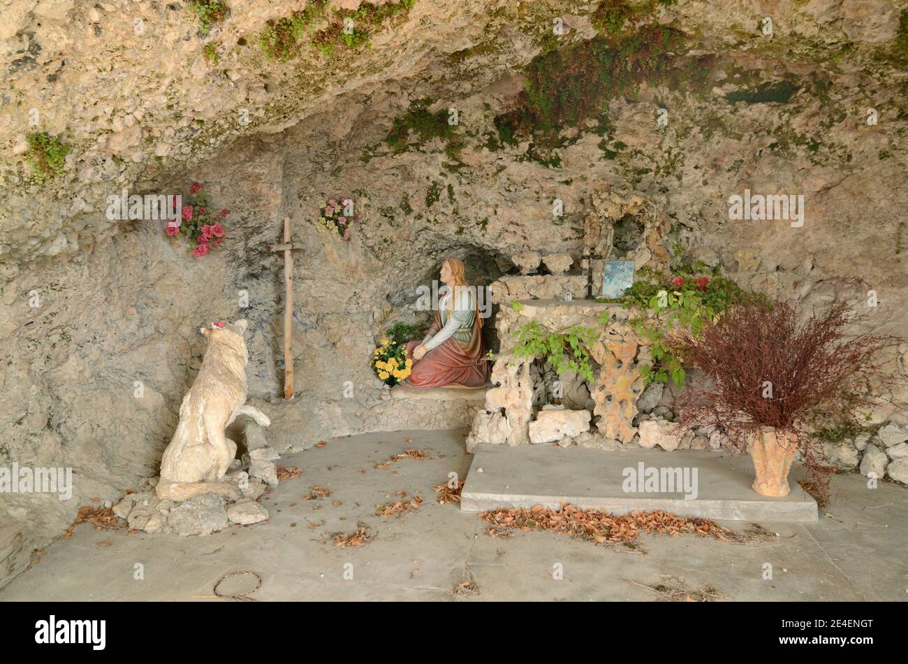 Mary magdalene cave hi-res stock photography and images - Alamy