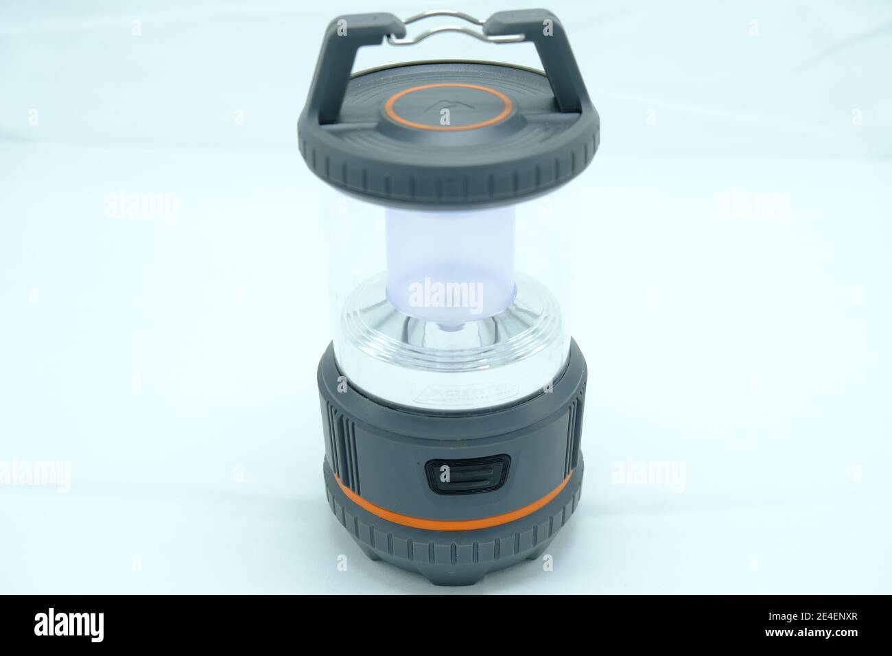 This is a stock photograph of a Ozark Trail brand Camping Lamp on