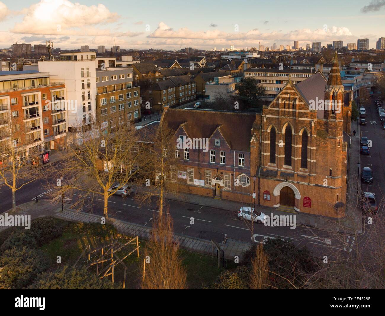 Our Lady of the Holy Souls Church, Westbourne grove, Kensal town, north kensington Stock Photo