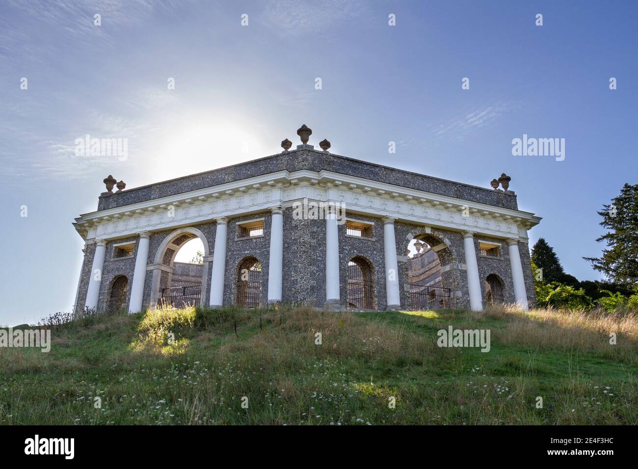 The Dashwood Mausoleum, built by Sir Francis Dashwood, on West
