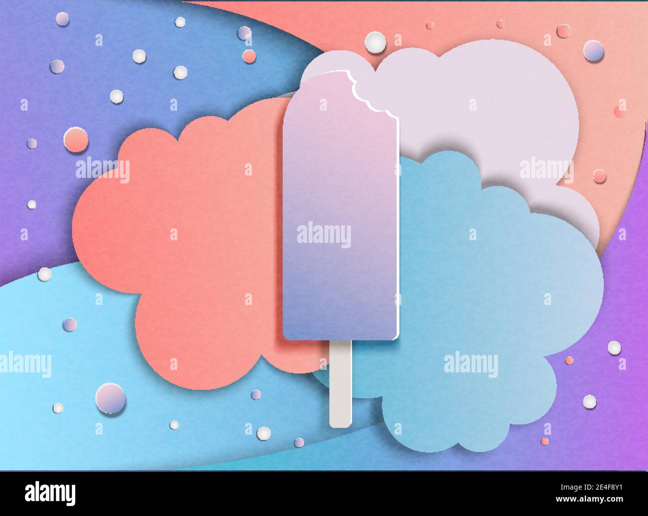 Ice cream with bite marks Stock Vector Image & Art Alamy