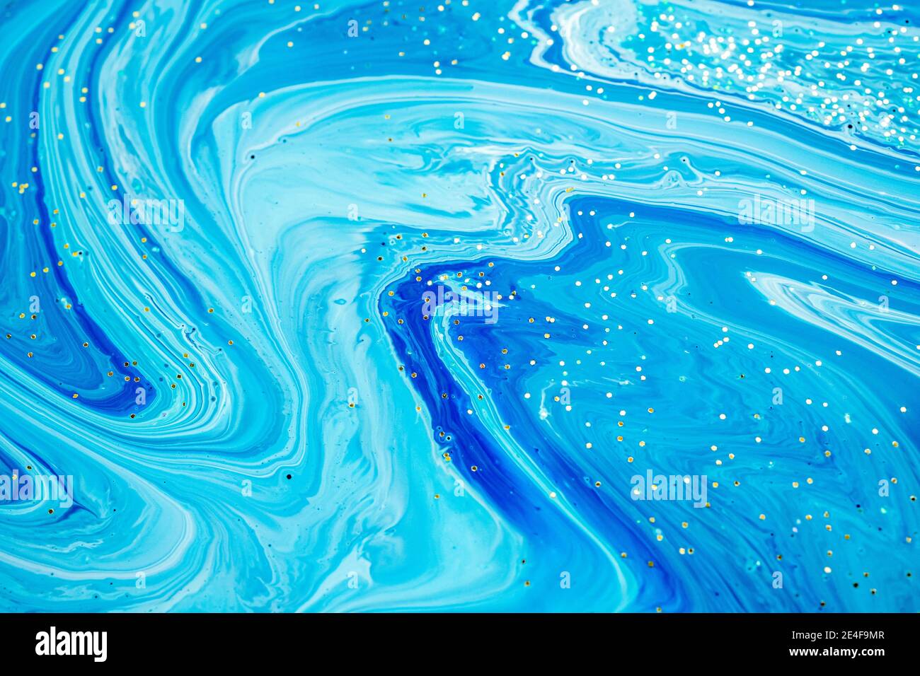 Selective focus. Blue creative abstract painted background, wallpaper