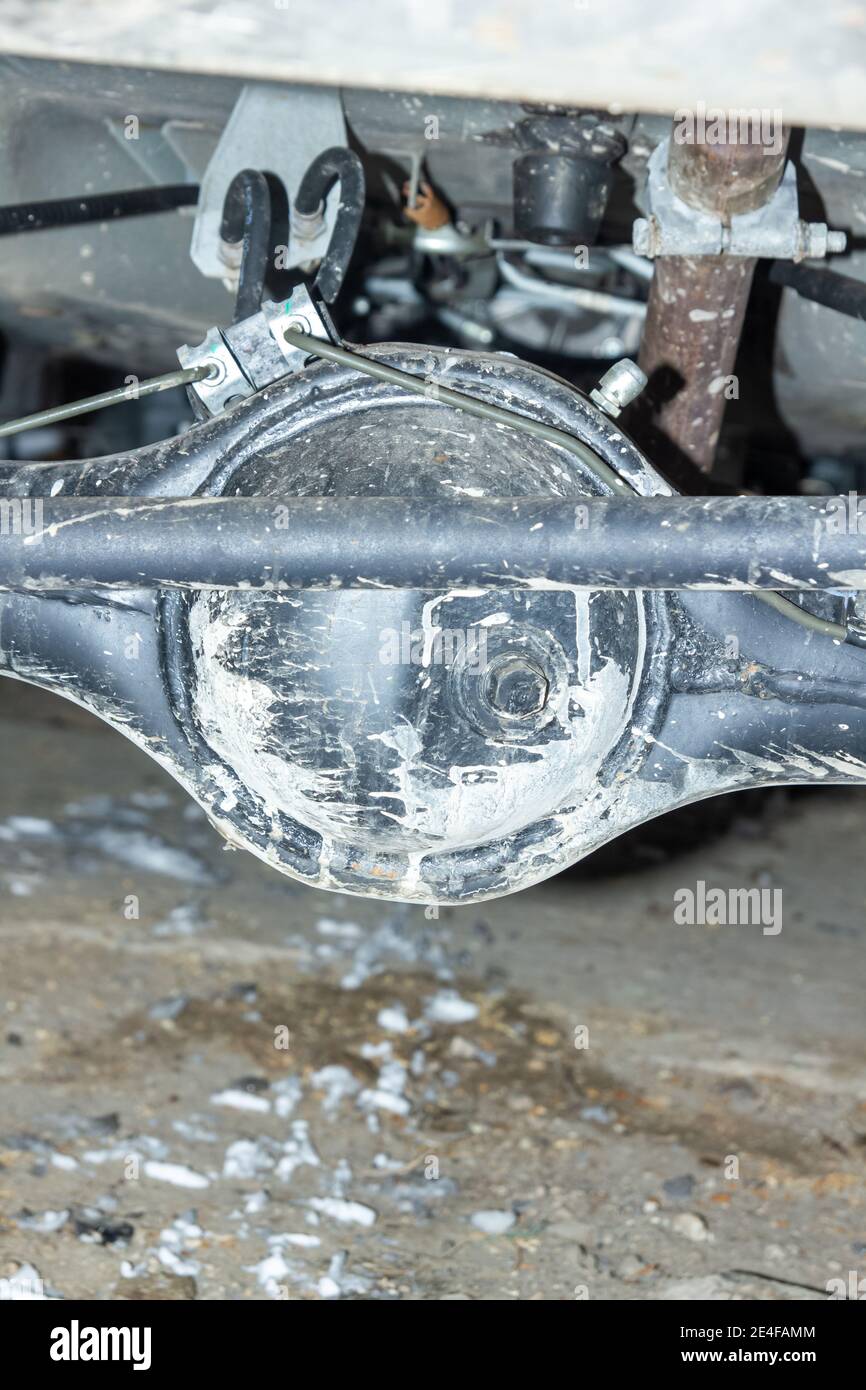 rear of the old car Stock Photo - Alamy