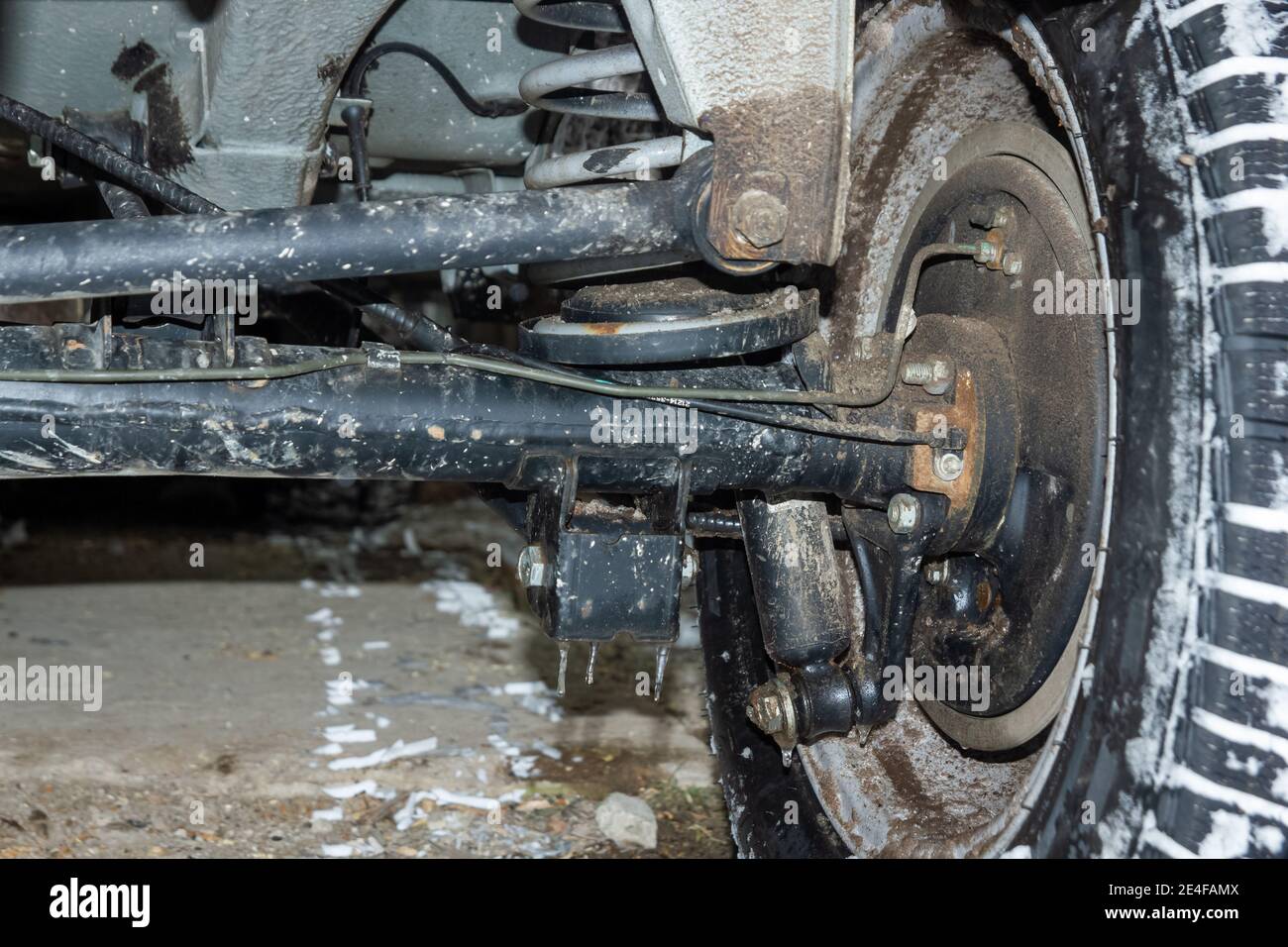 rear of the old car Stock Photo - Alamy