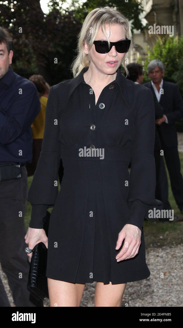 Renee Zellweger attending the Miu Miu's Spring-Summer 2010 ready-to