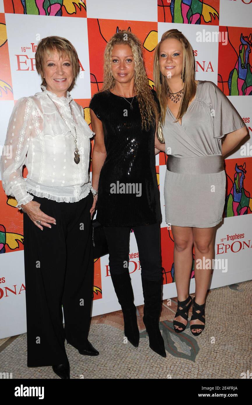 Alice Dona, Raphaelle Ricci and her daughter Alexane attending the 16th ...