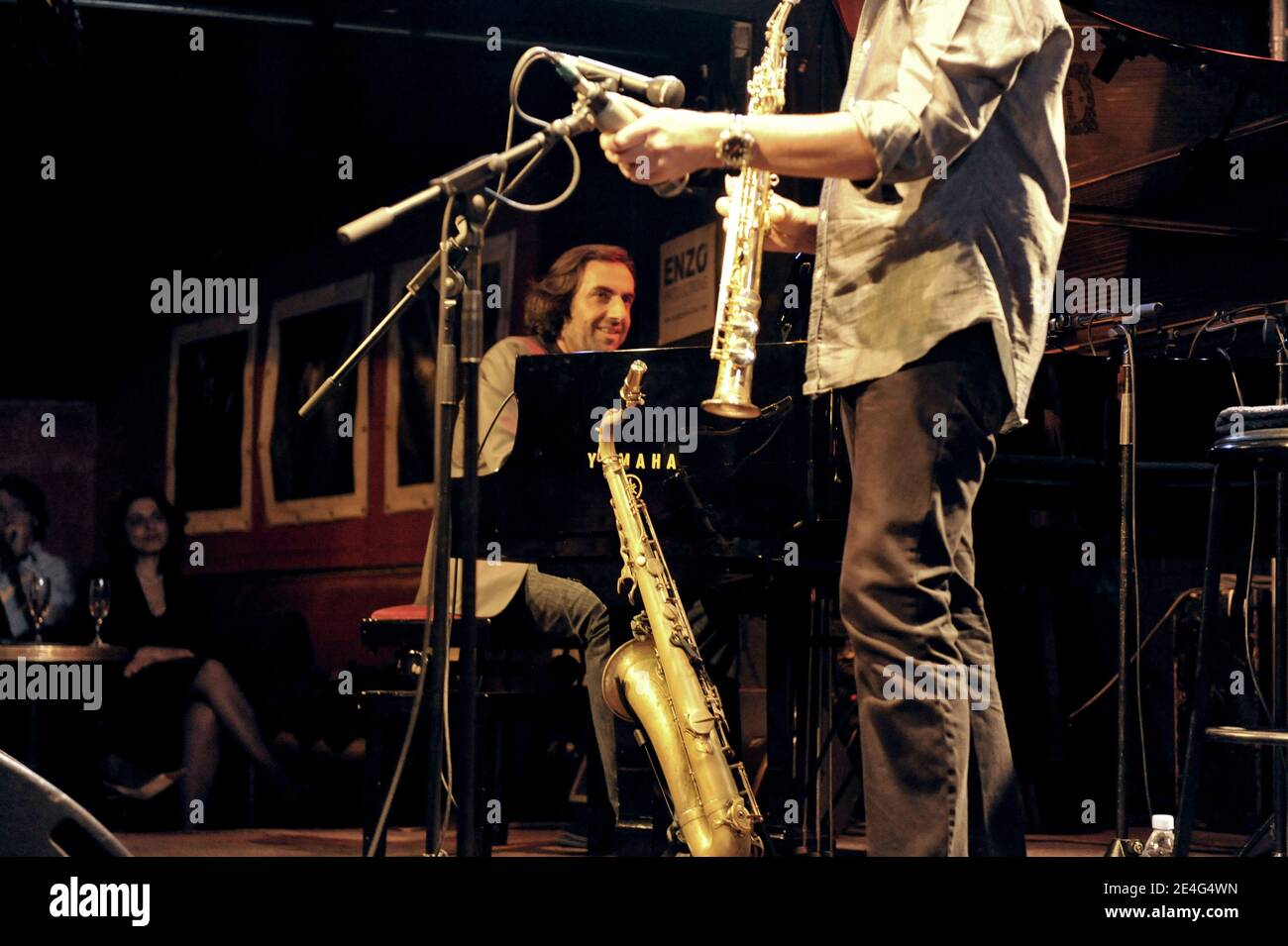 EXCLUSIVE - Andre Manoukian performs with his band at the New Morning ...