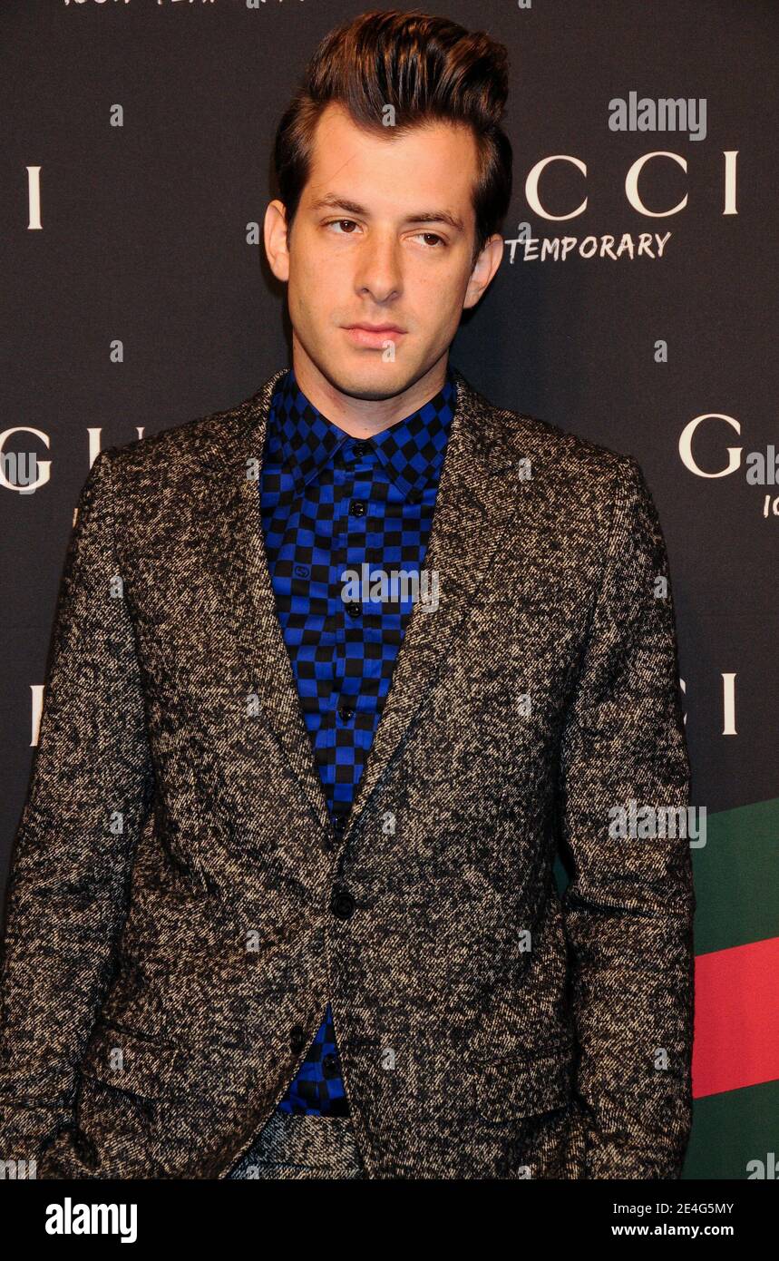 Mark Ronson attends a party hosted by Frida Giannini and Mark Ronson ...