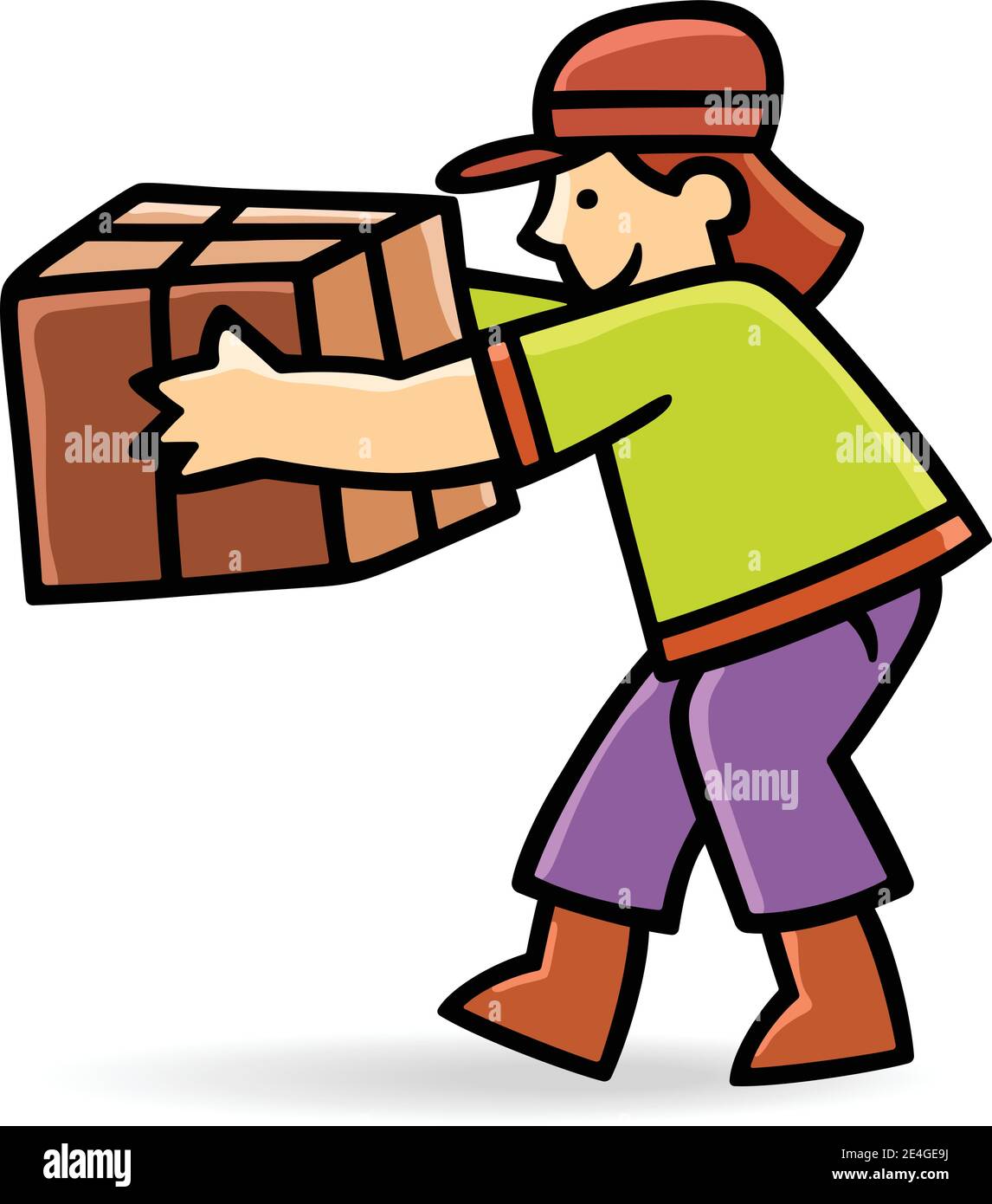 Young delivery man or delivery boy carrying a big box or parcel, vector cartoon clipart Stock Vector Image & Art - Alamy Young delivery man or delivery boy carrying a big box or parcel, vector cartoon clipart Stock Vector Image & Art - Alamy