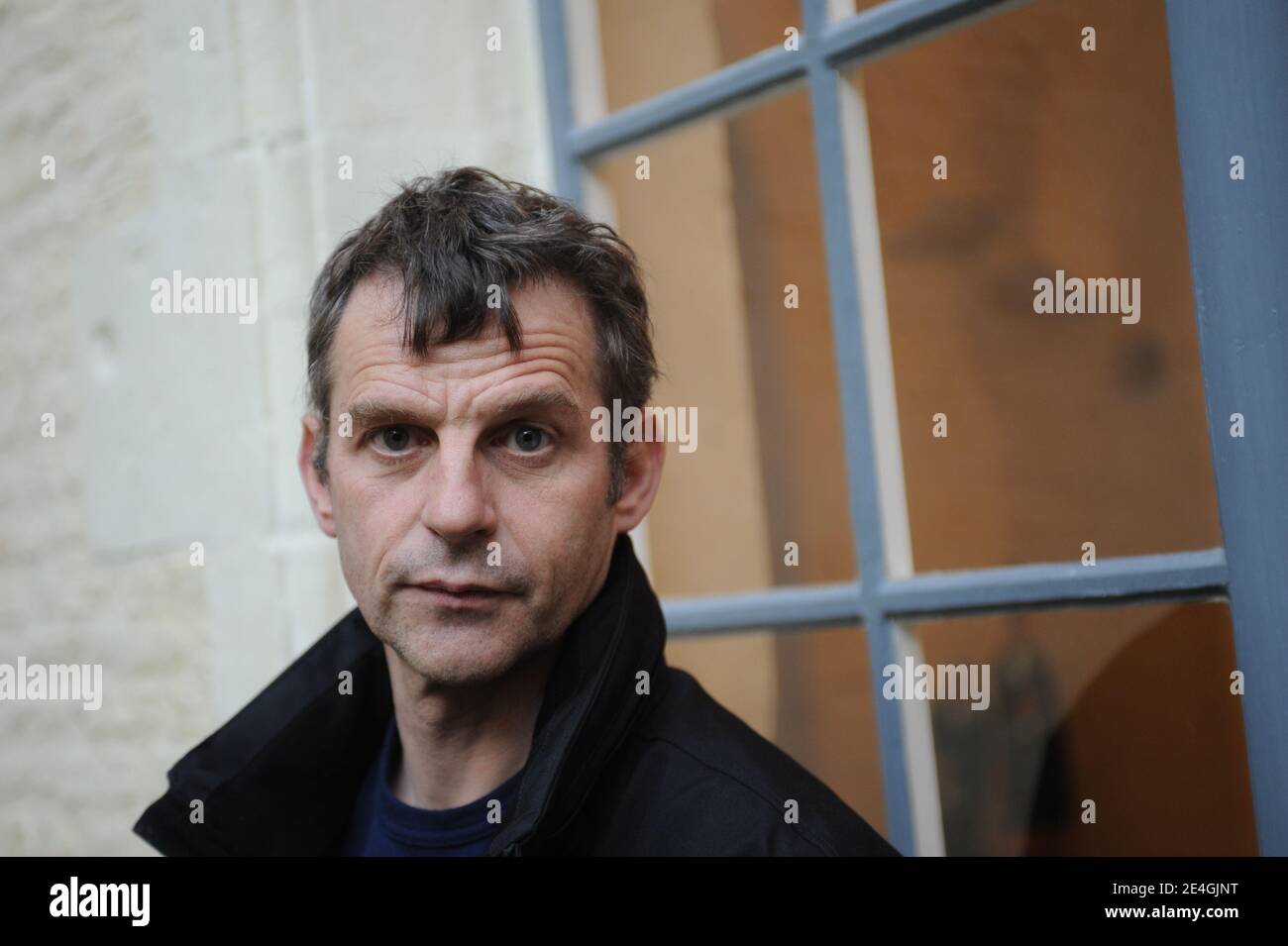 French director Lucas Belvaux during a photocall to present his last movie 'Rapt', in Lille, North of France on November 13, 2009. Photo by Farid Alouache/ABACAPRESS.COM Stock Photo