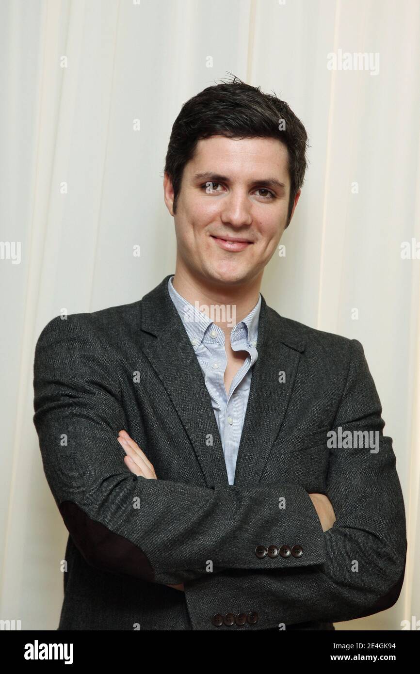 Jean-Baptiste Boursier attends the press conference of the first 'I Tele la  radio a la demande' in Issy les Moulineaux, France on November 17, 2009.  Photo by Denis Guignebourg/ABACAPRESS.COM Stock Photo -