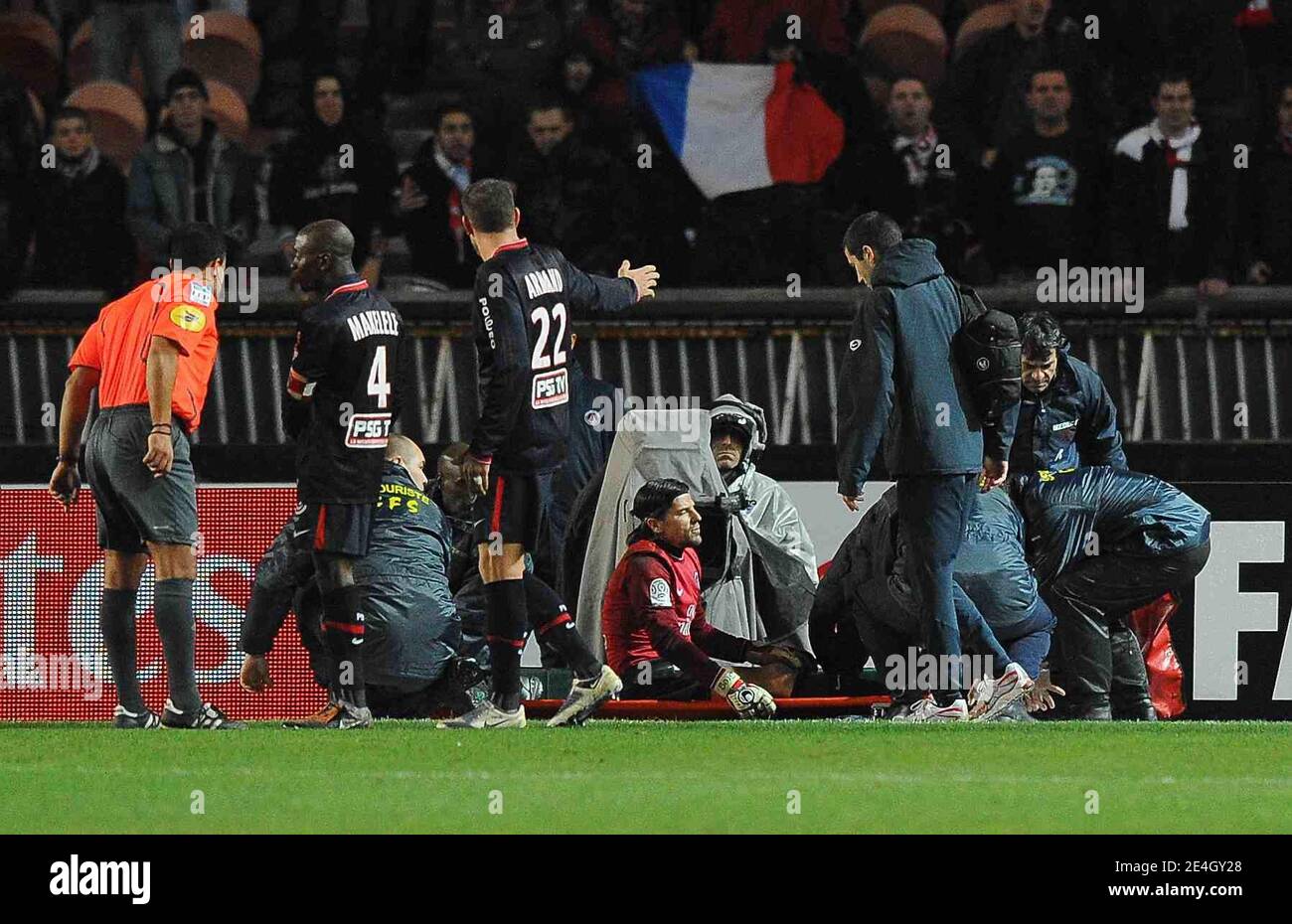 Poster Géant PSG – Merci Coupet & Makelele – Jubilé Lama 2011 – édition Limitée