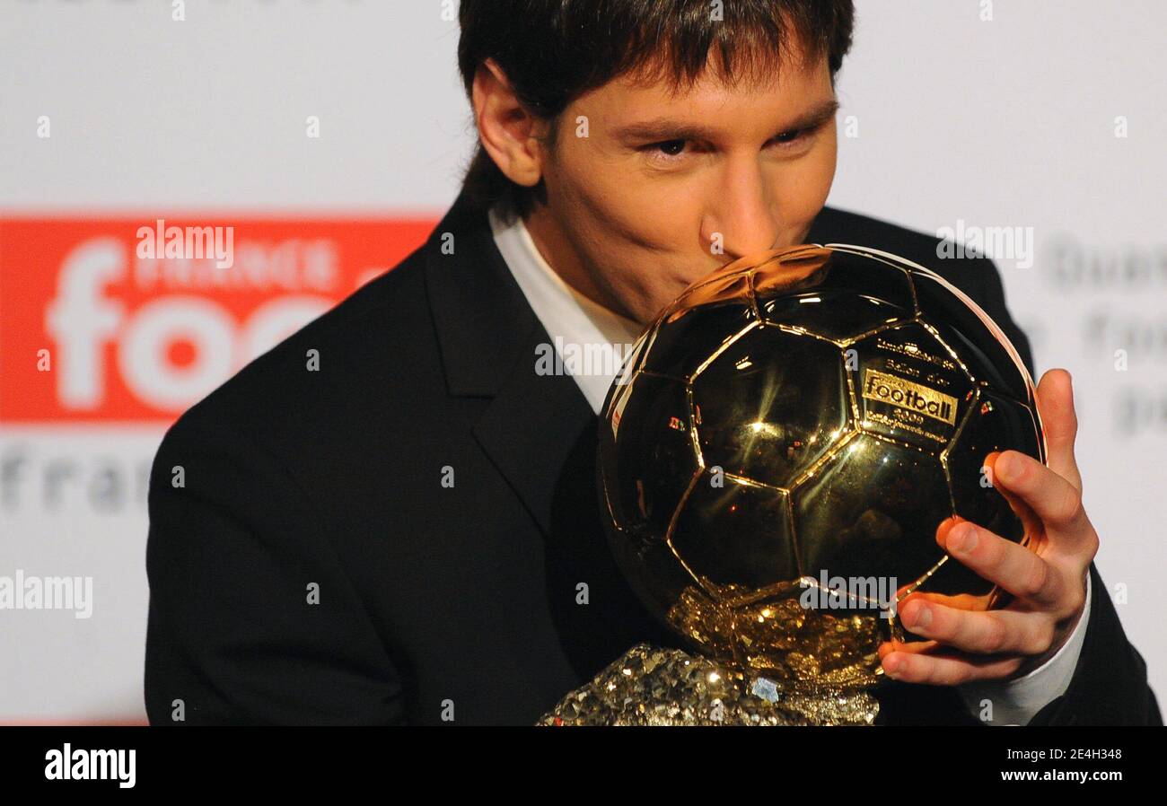 Ballon d'or 2009 messi hi-res stock photography and images - Alamy
