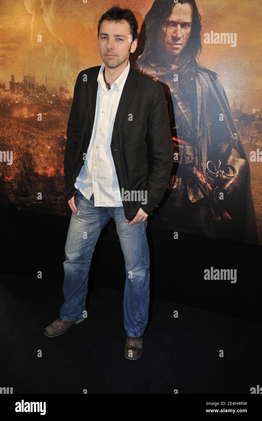 Director Michael J. Bassett arrives to the premiere of 'Solomon Kane