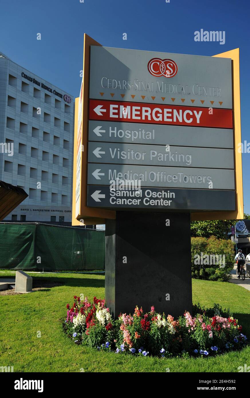 General view of the CedarsSinai Hospital located in Beverly Hills. Los