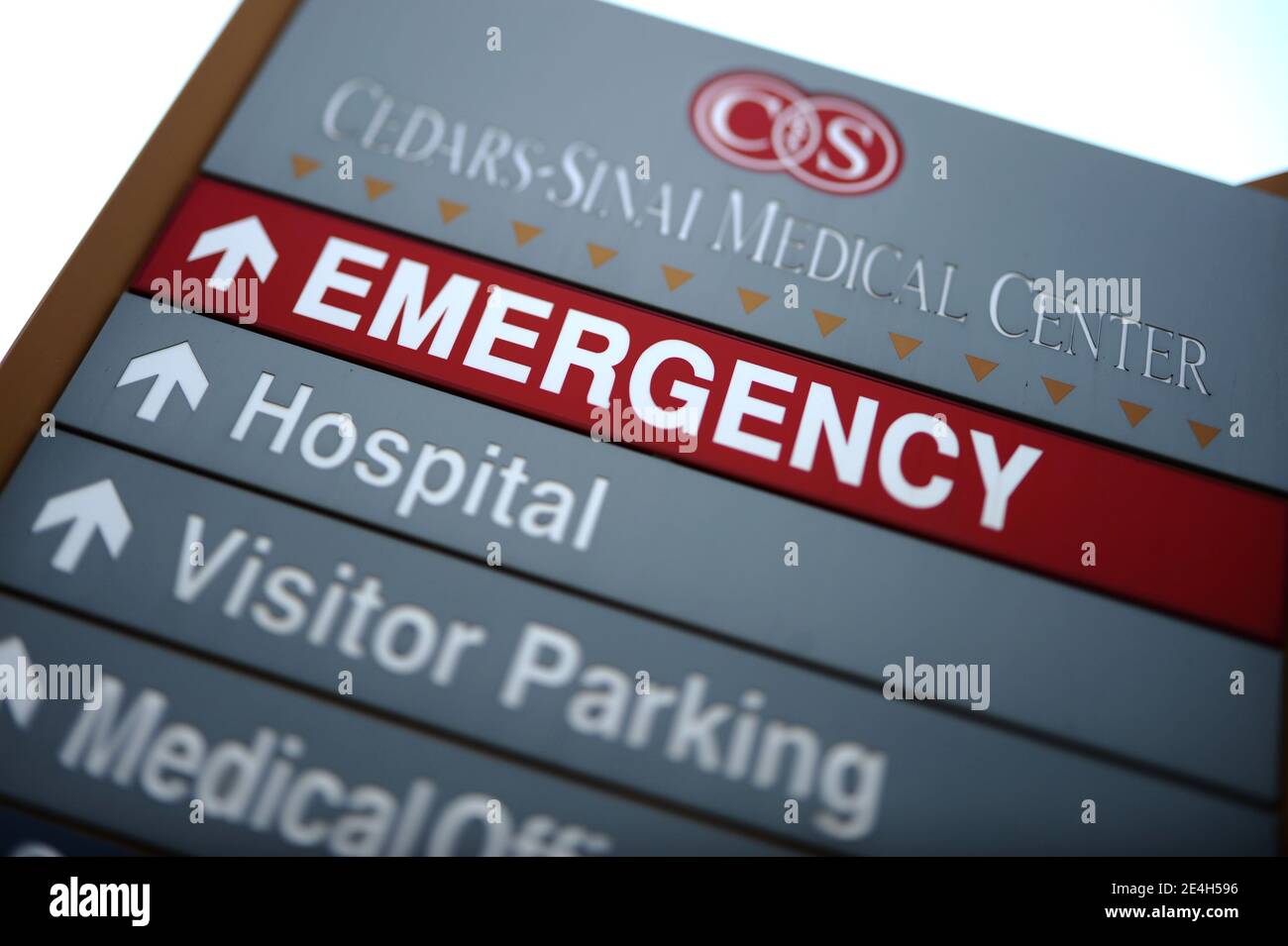 General view of the CedarsSinai Hospital located in Beverly Hills. Los
